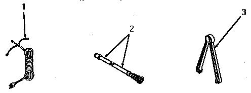 09 - POWER CORD, INLET HOSE AND CLOTHES TONGS