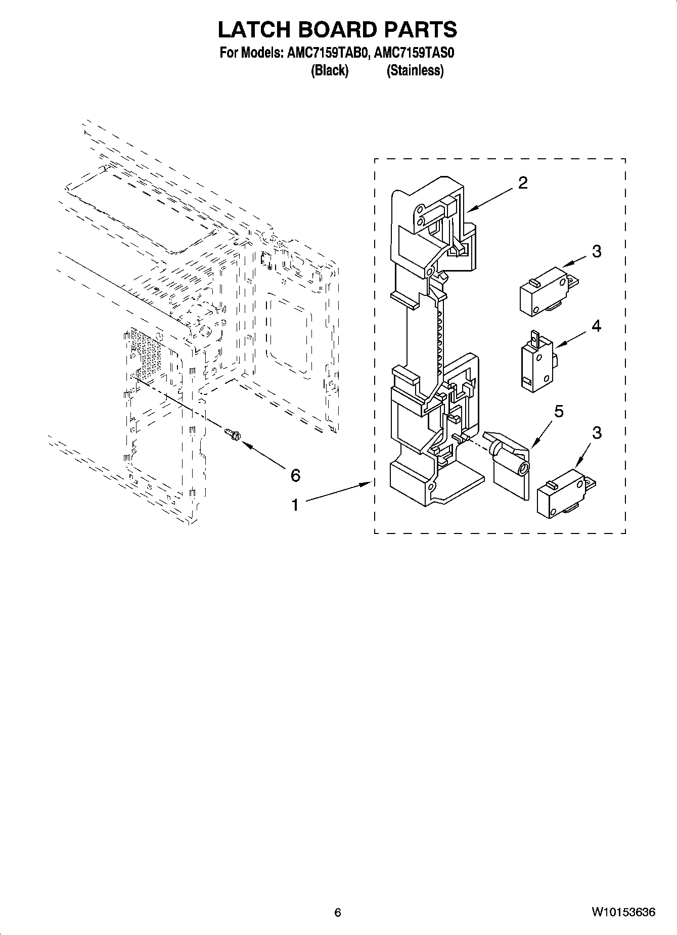 05 - LATCH BOARD PARTS