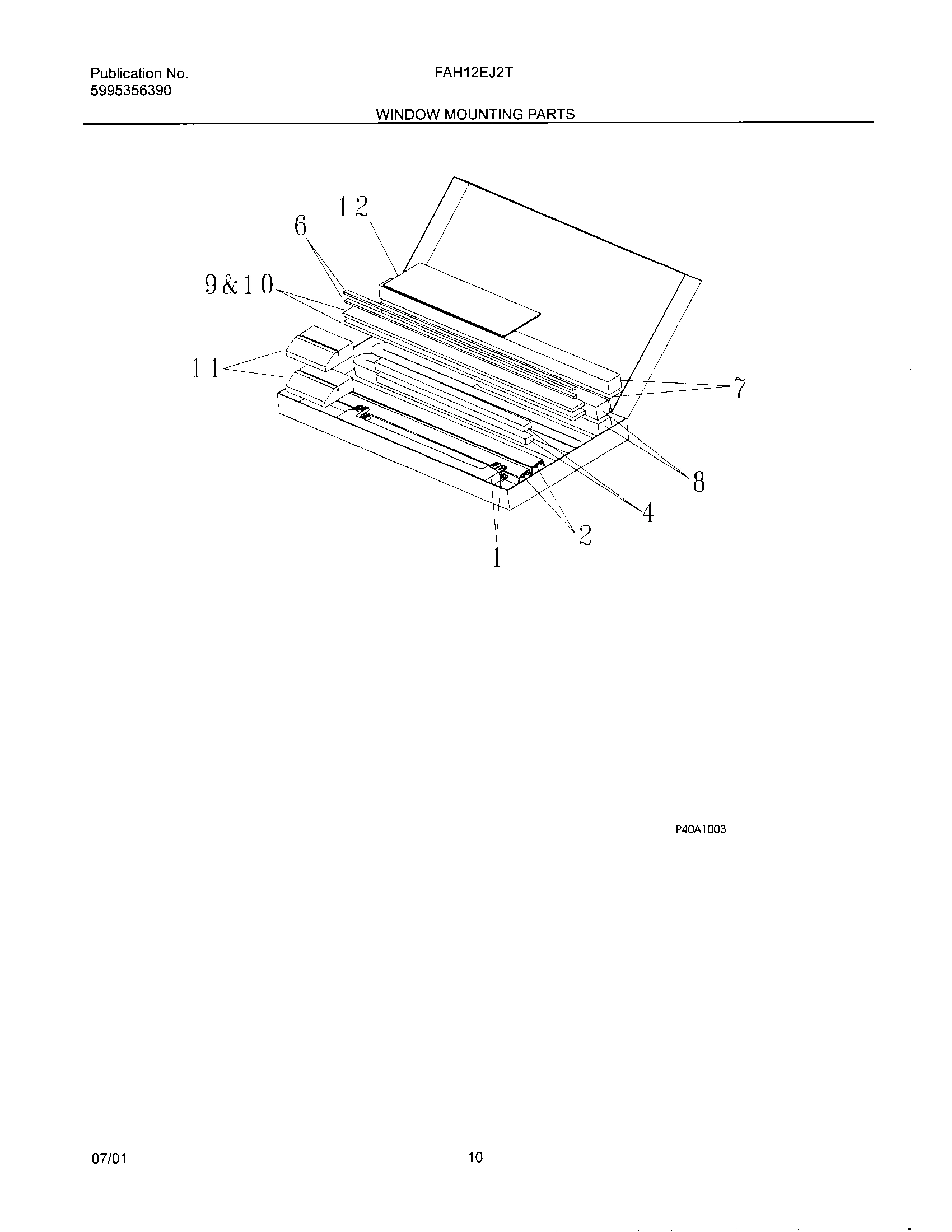11 - WINDOW MOUNTING PARTS
