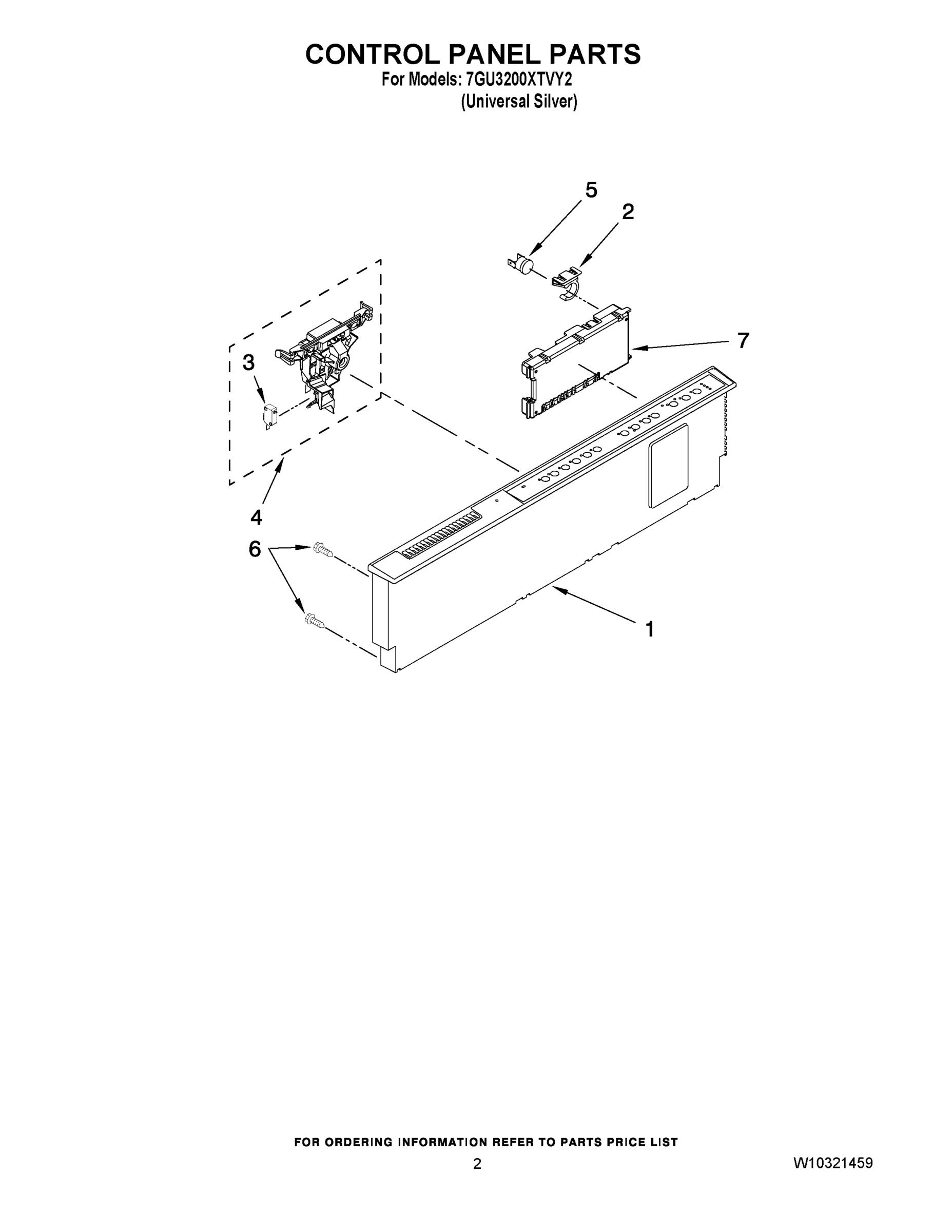 02 - CONTROL PANEL PARTS