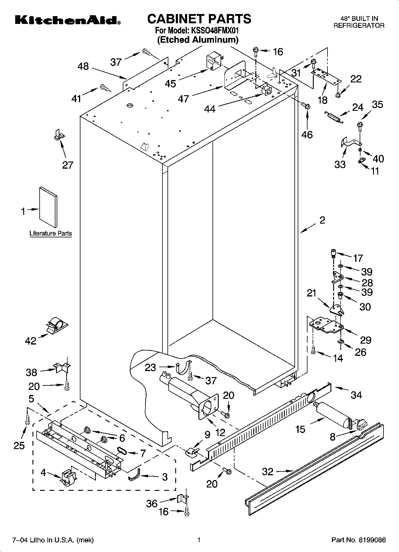 01 - CABINET PARTS