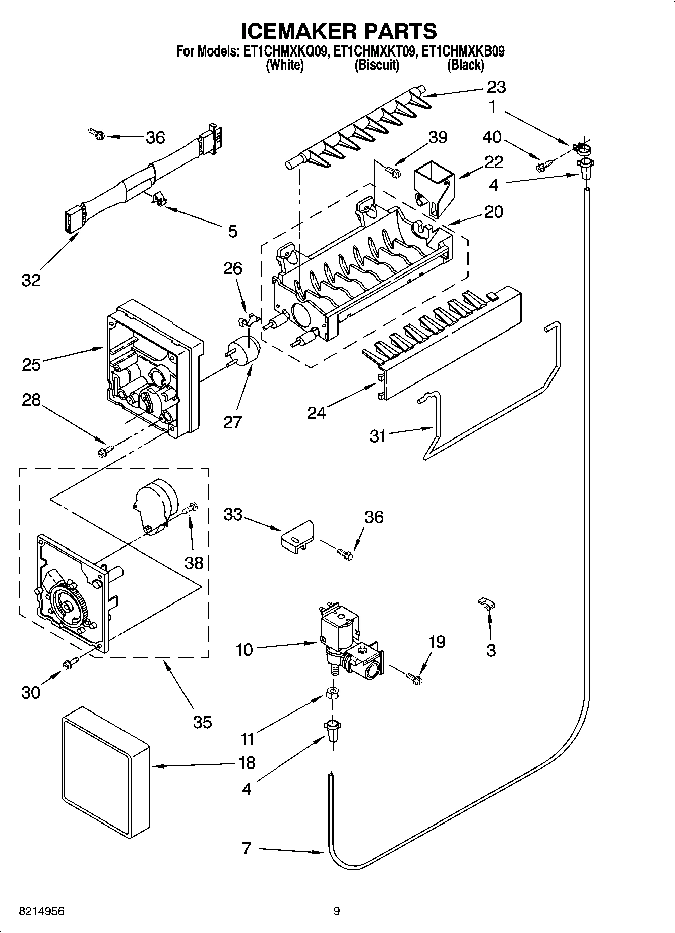 05 - ICEMAKER PARTS