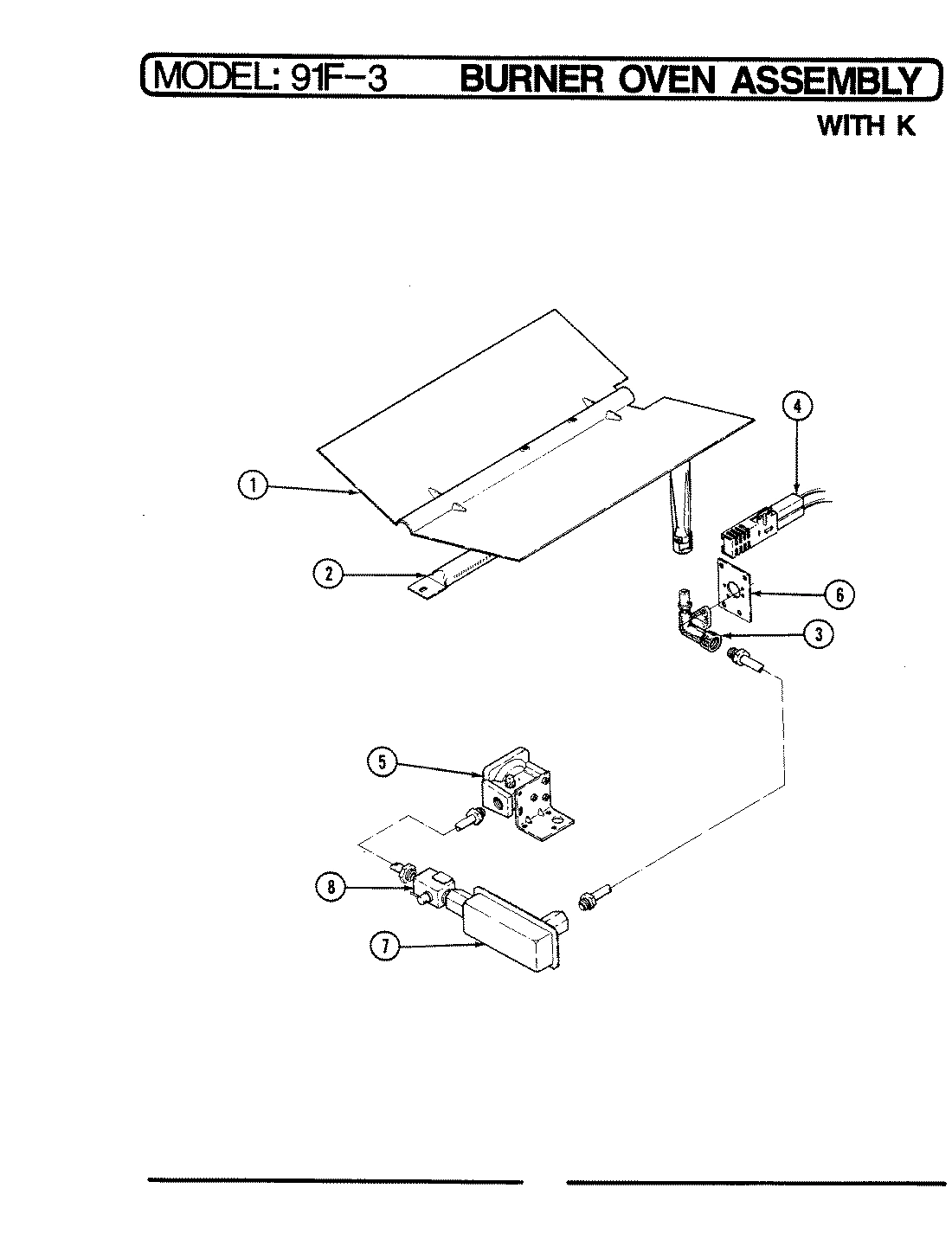05 - OVEN BURNER ASSEMBLY