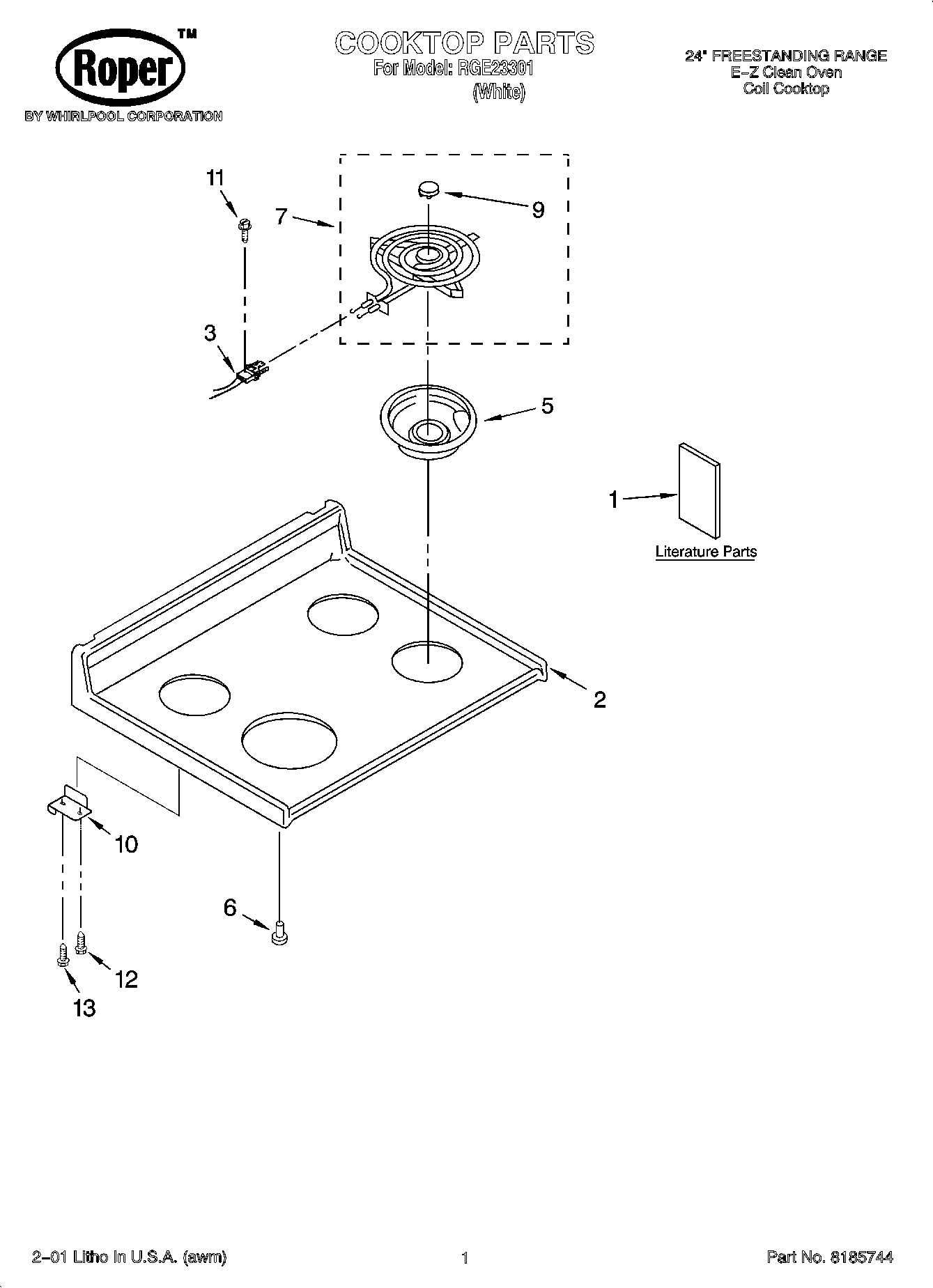 01 - COOKTOP PARTS