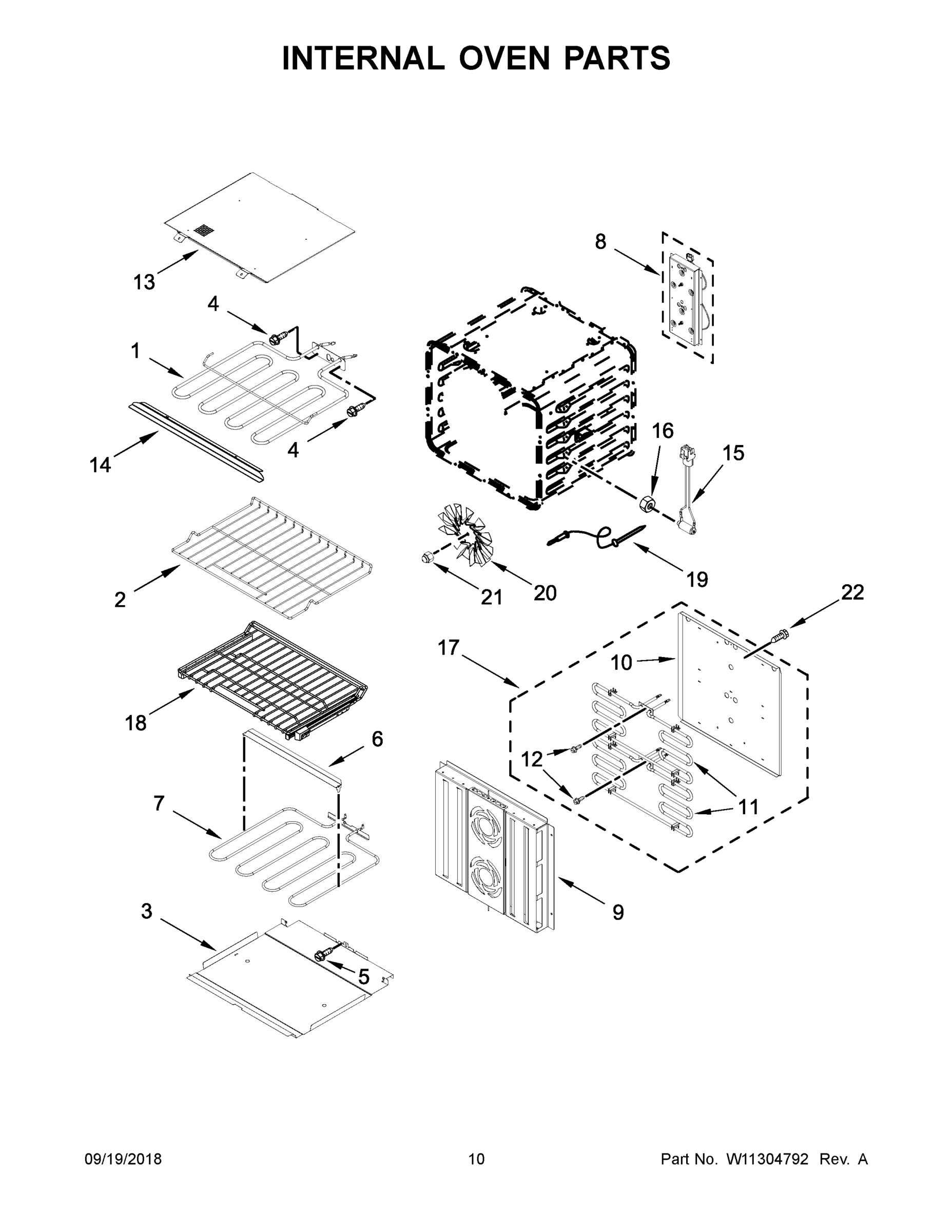 06 - INTERNAL OVEN PARTS