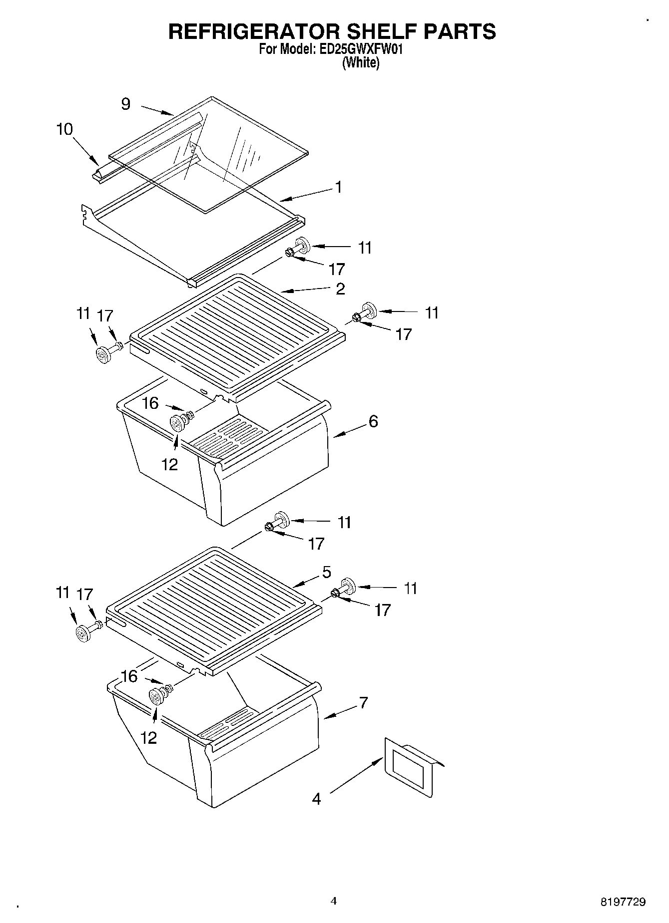03 - REFRIGERATOR SHELF