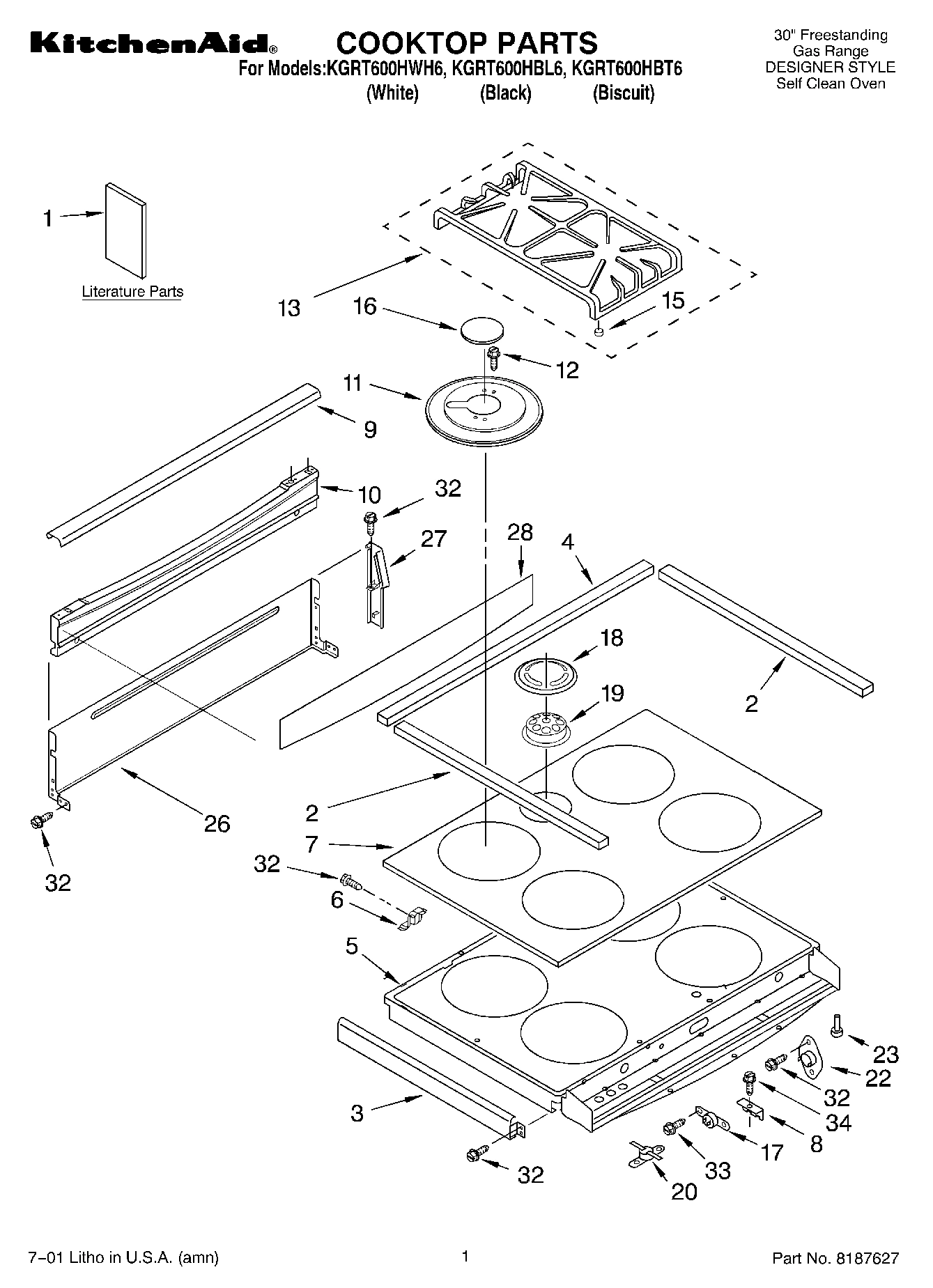 01 - COOKTOP, LITERATURE