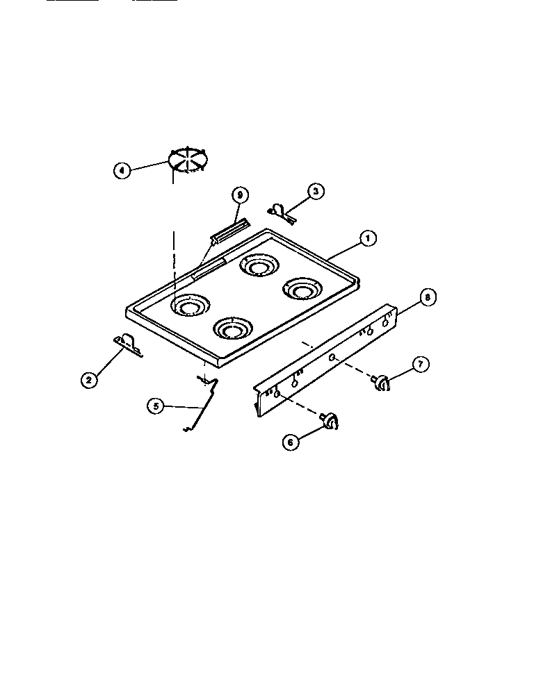03 - COOKTOP PARTS