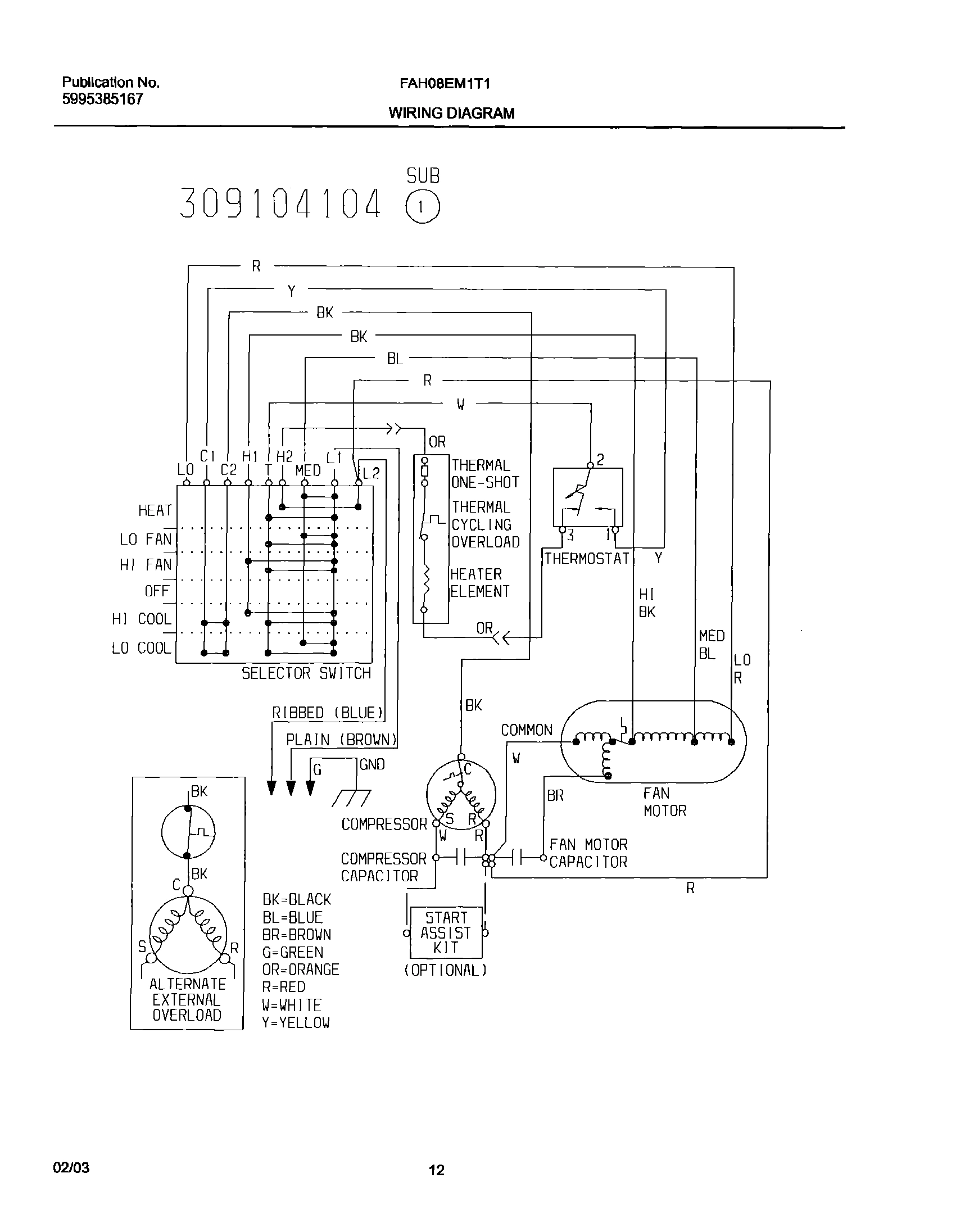 12 - WIRING DIAGRAM
