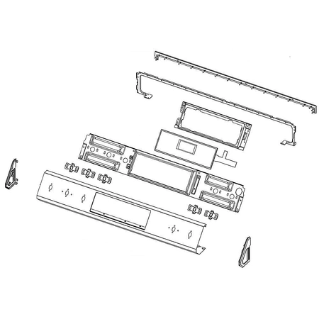 DG94-03576B Samsung NX60T Control Panel Assem