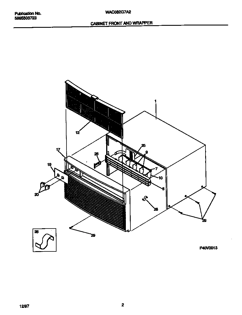 02 - CABINET FRONT AND WRAPPER