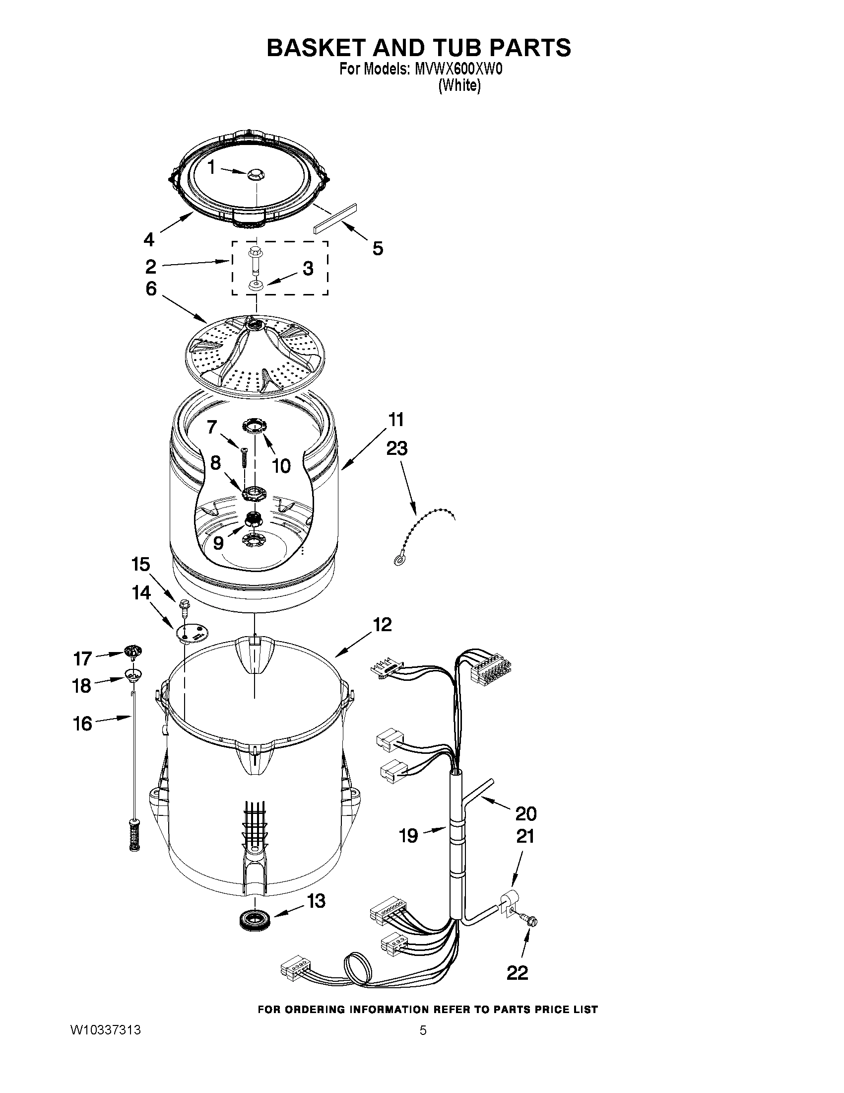 03 - BASKET AND TUB PARTS