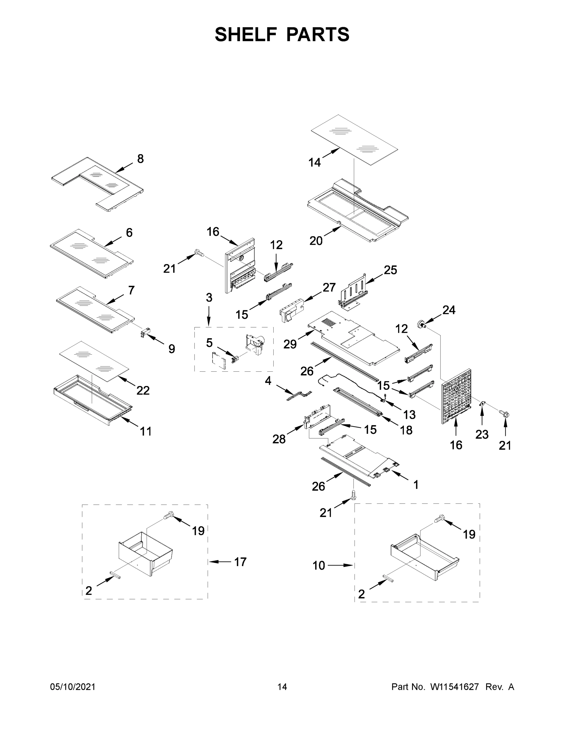 08 - SHELF PARTS