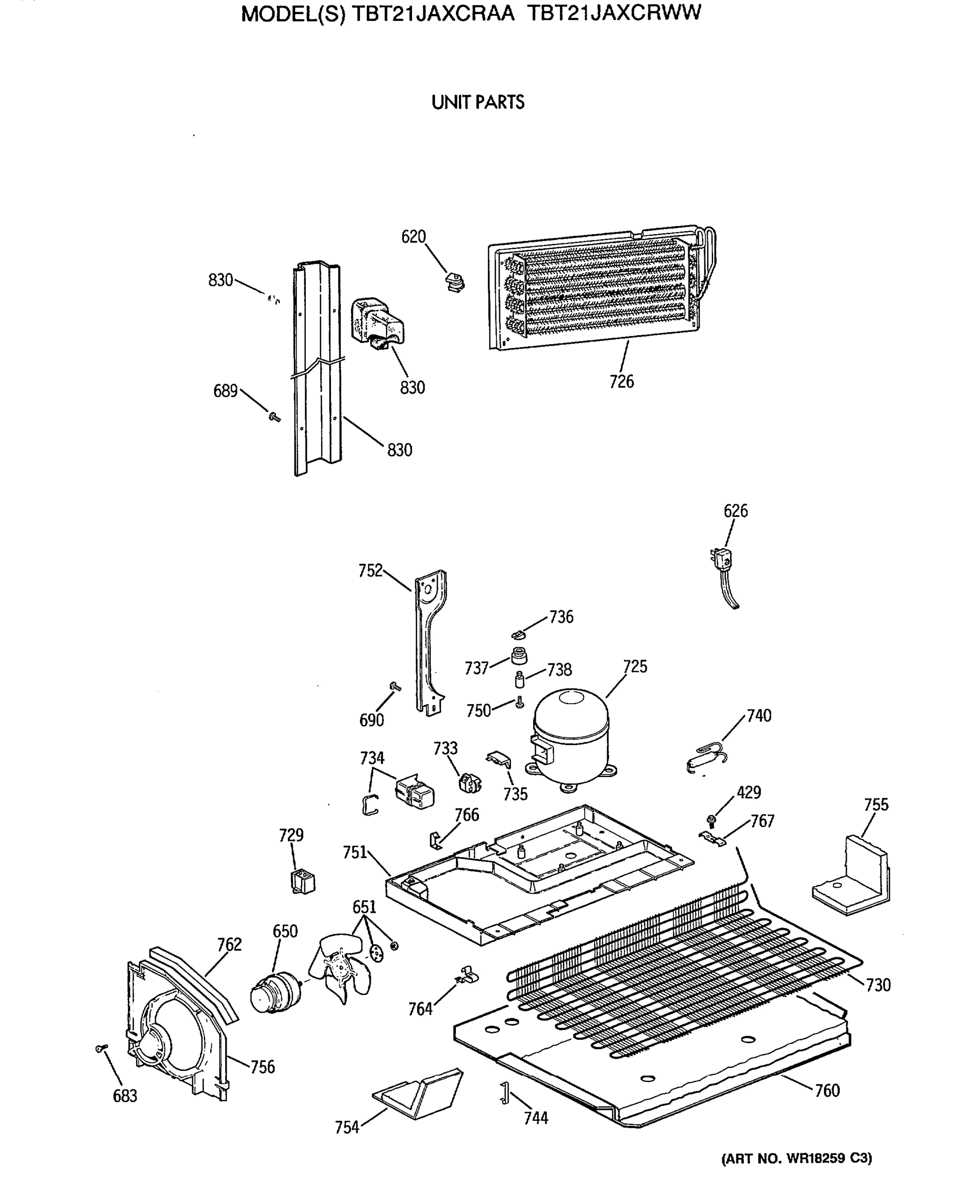 UNIT PARTS
