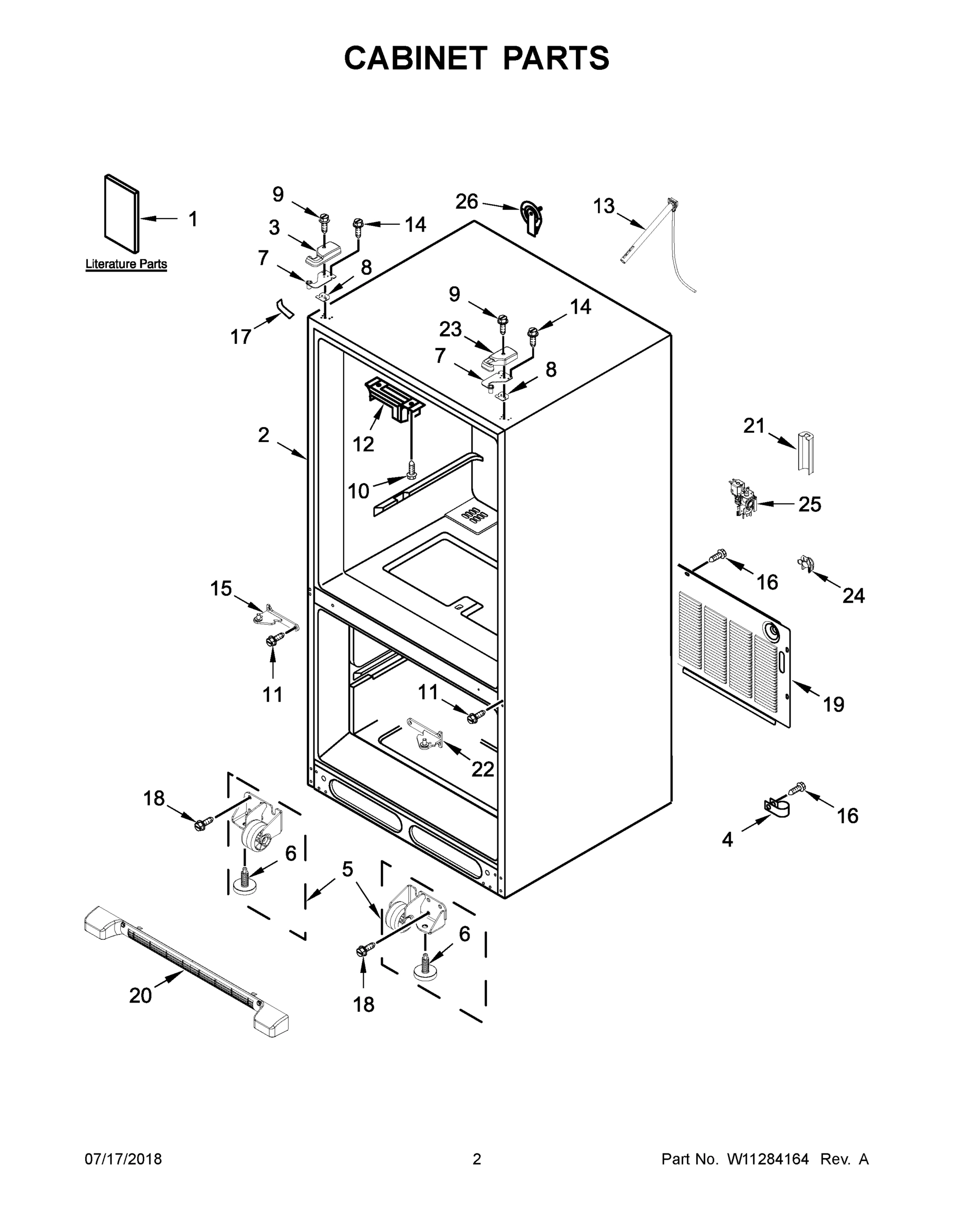 02 - CABINET PARTS
