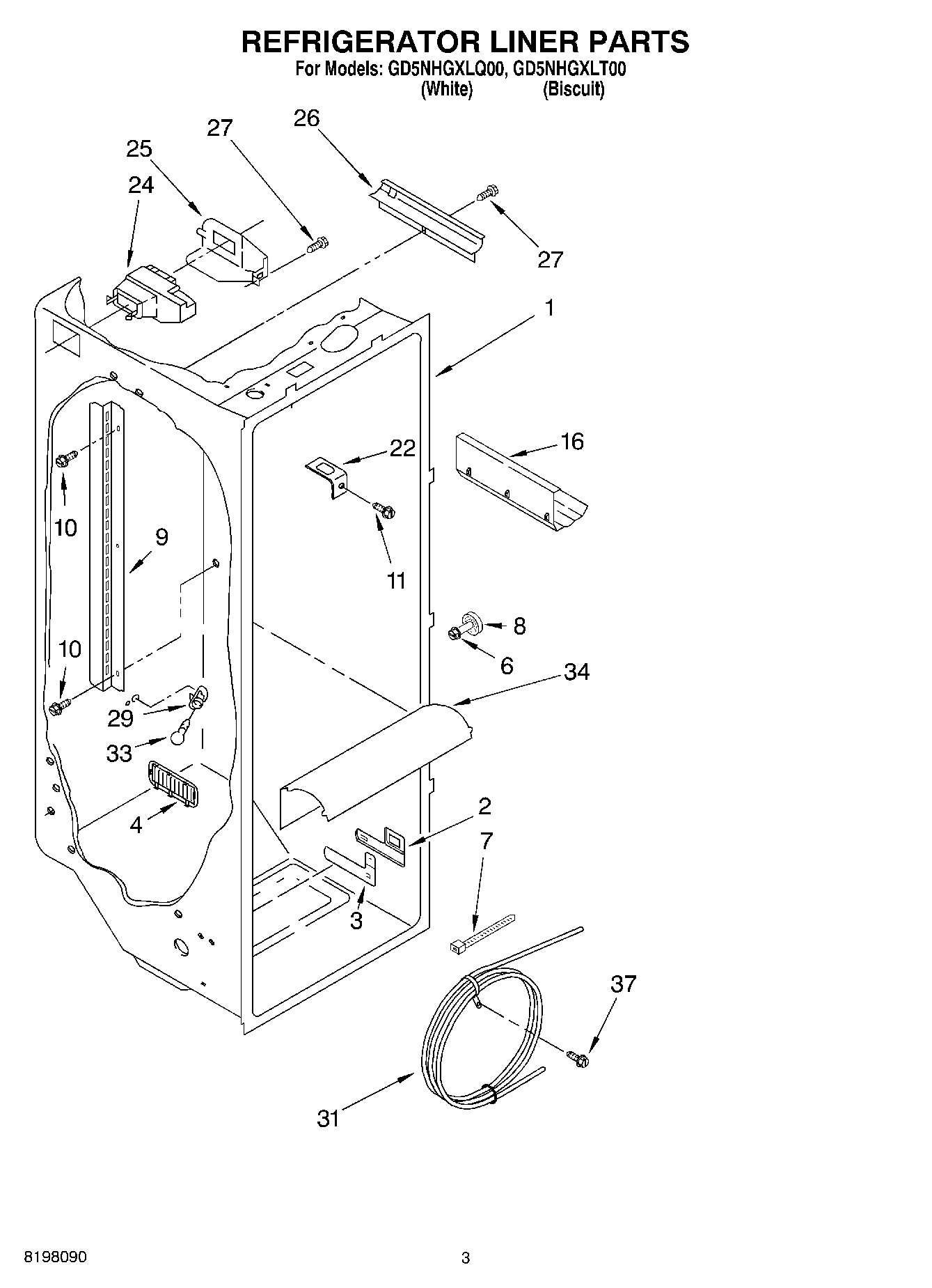 02 - REFRIGERATOR LINER