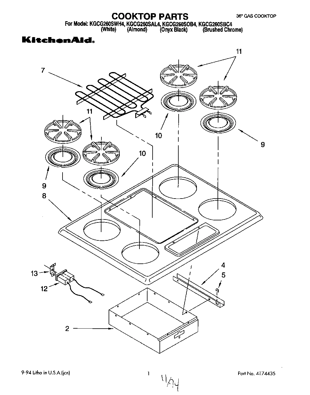 01 - COOKTOP, LITERATURE