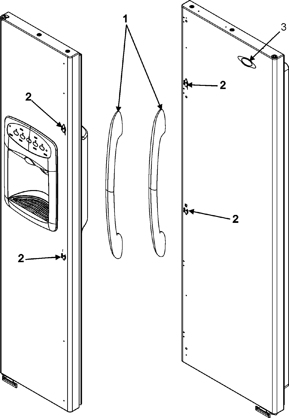 22 - HANDLES (MSD2655HES-SERIES 10)