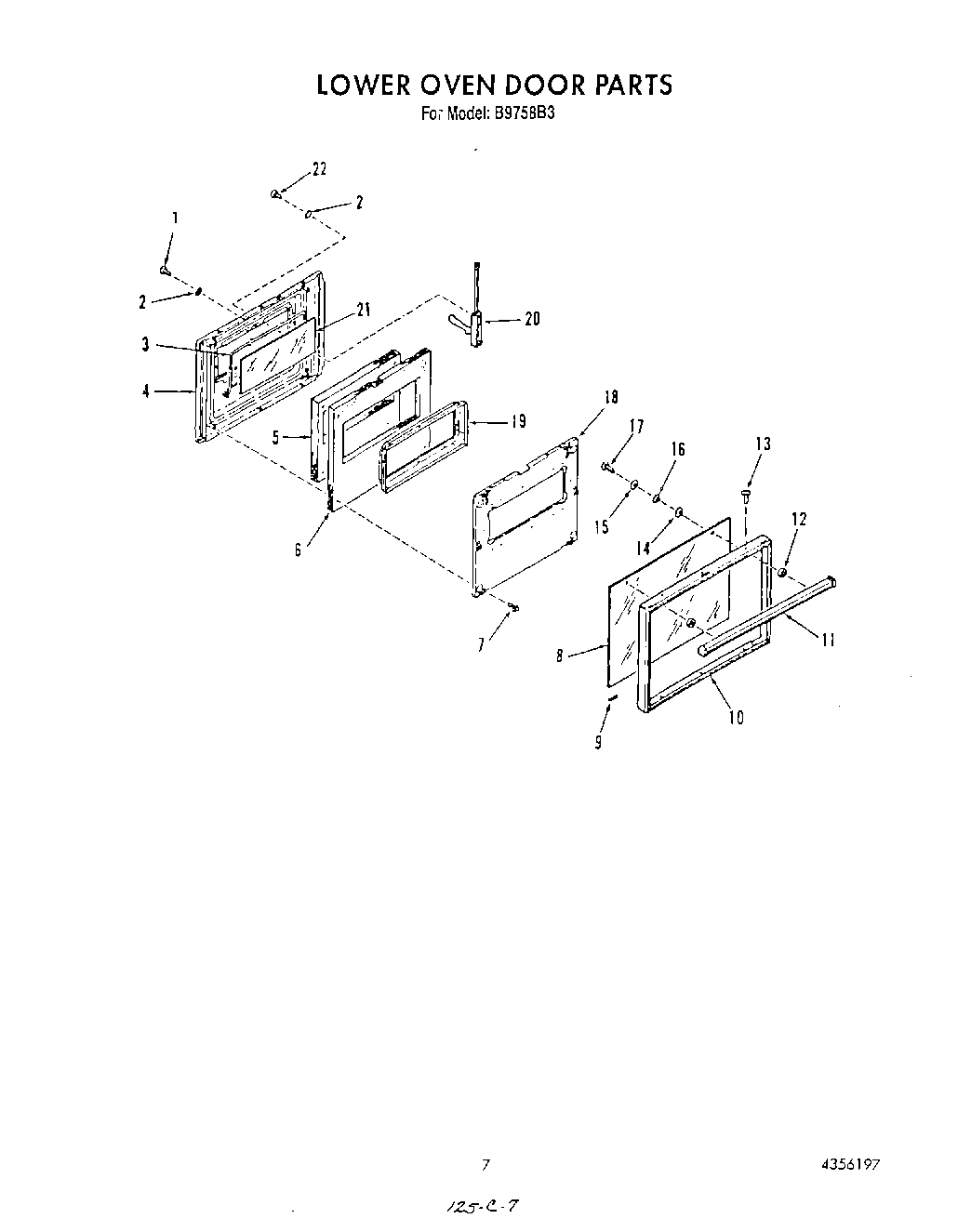 06 - LOWER OVEN DOOR