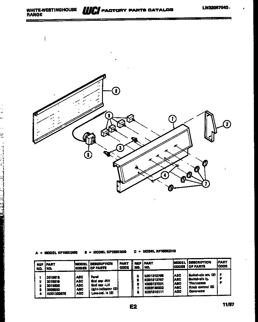 02 - COOKTOP PARTS