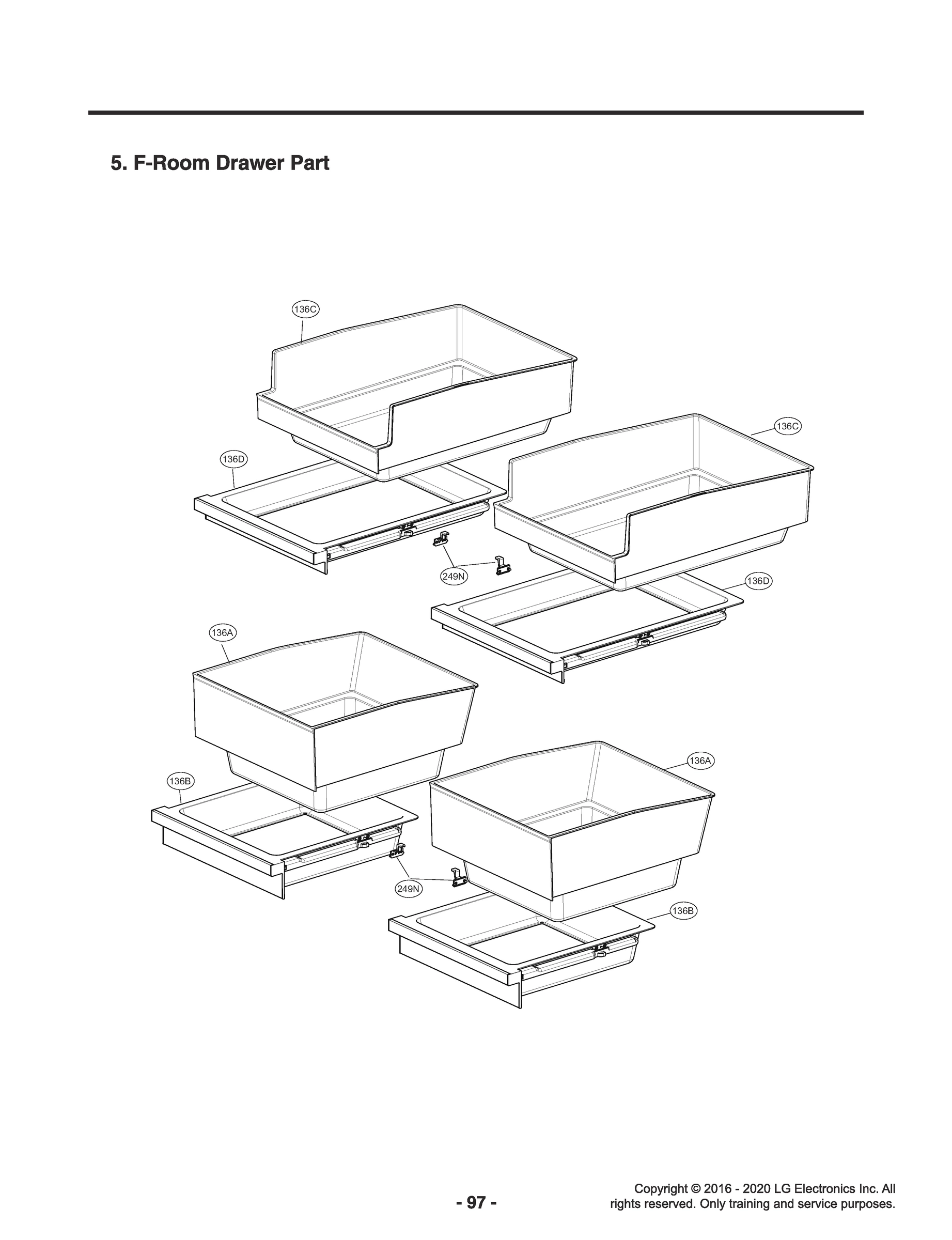 F-ROOM DRAWER PART