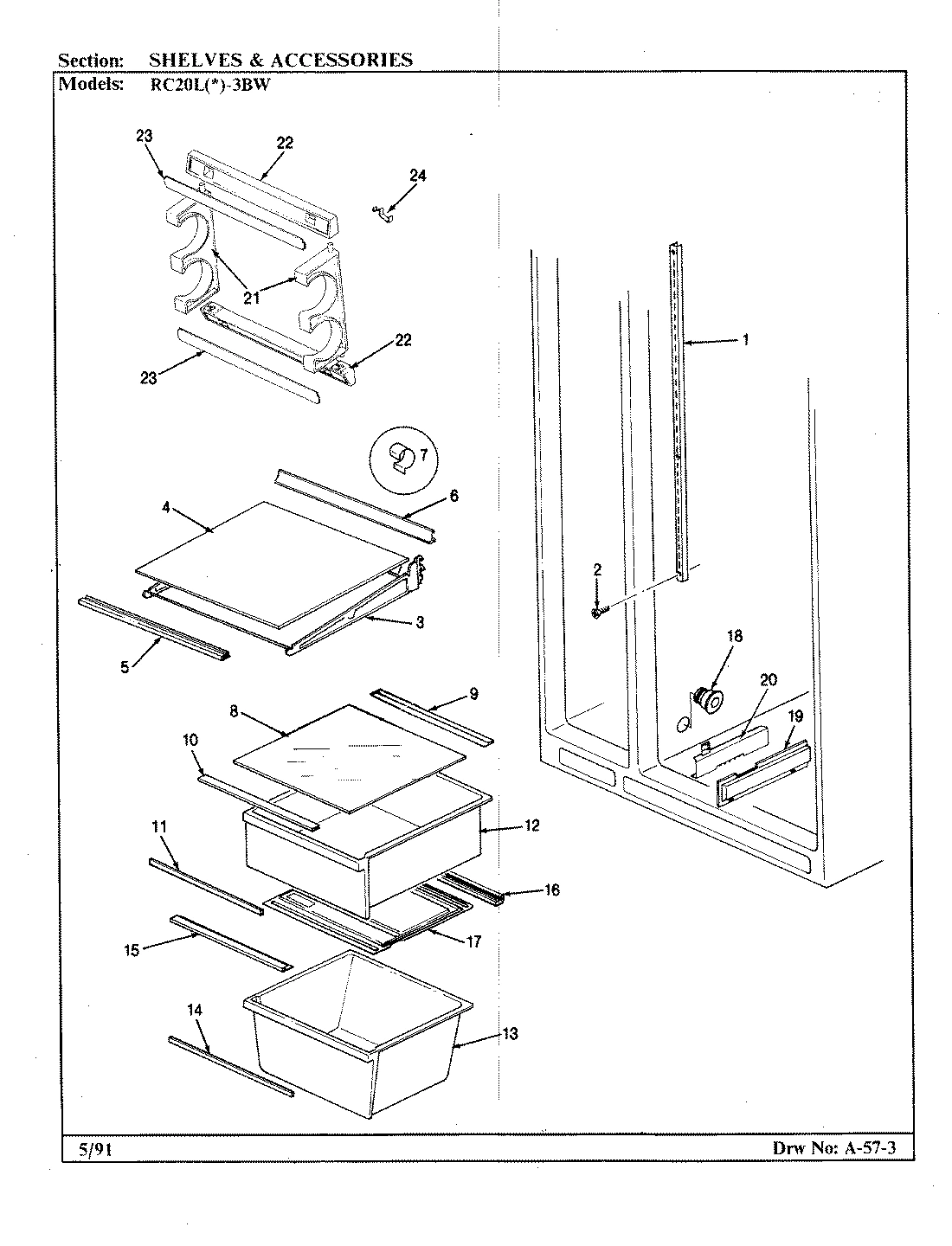 07 - SHELVES & ACCESSORIES