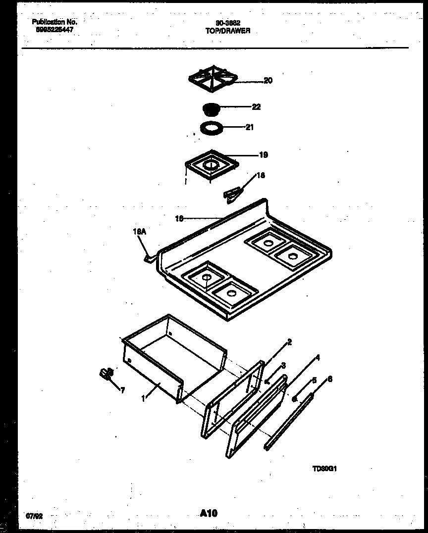 06 - COOKTOP AND DRAWER PARTS
