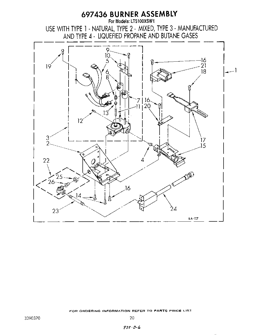 17 - 697436 BURNER