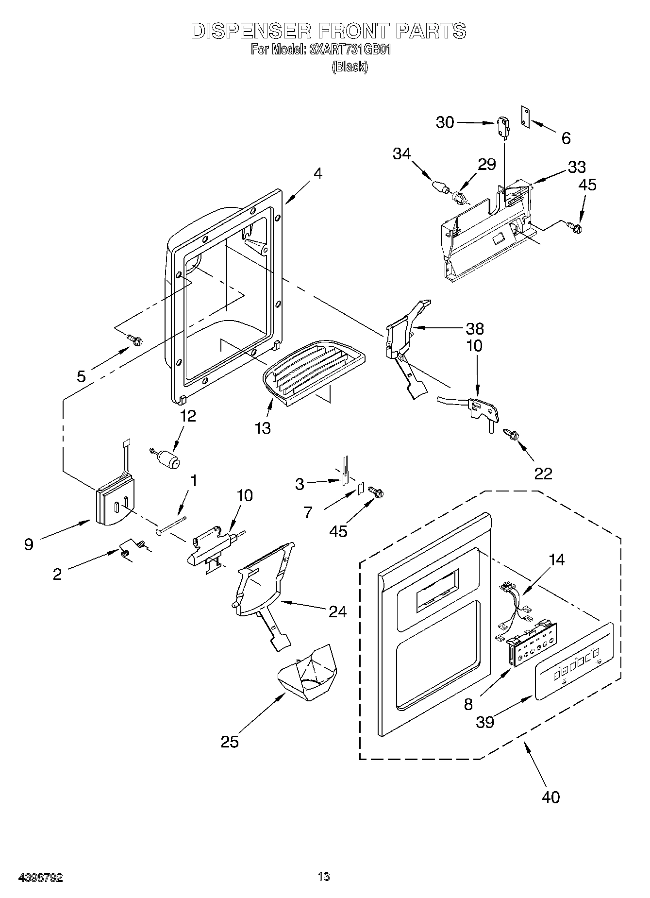 07 - DISPENSER FRONT
