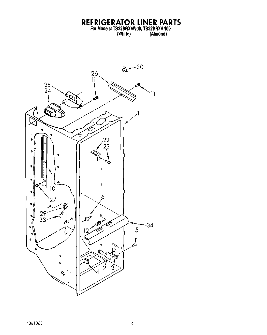 03 - REFRIGERATOR LINER