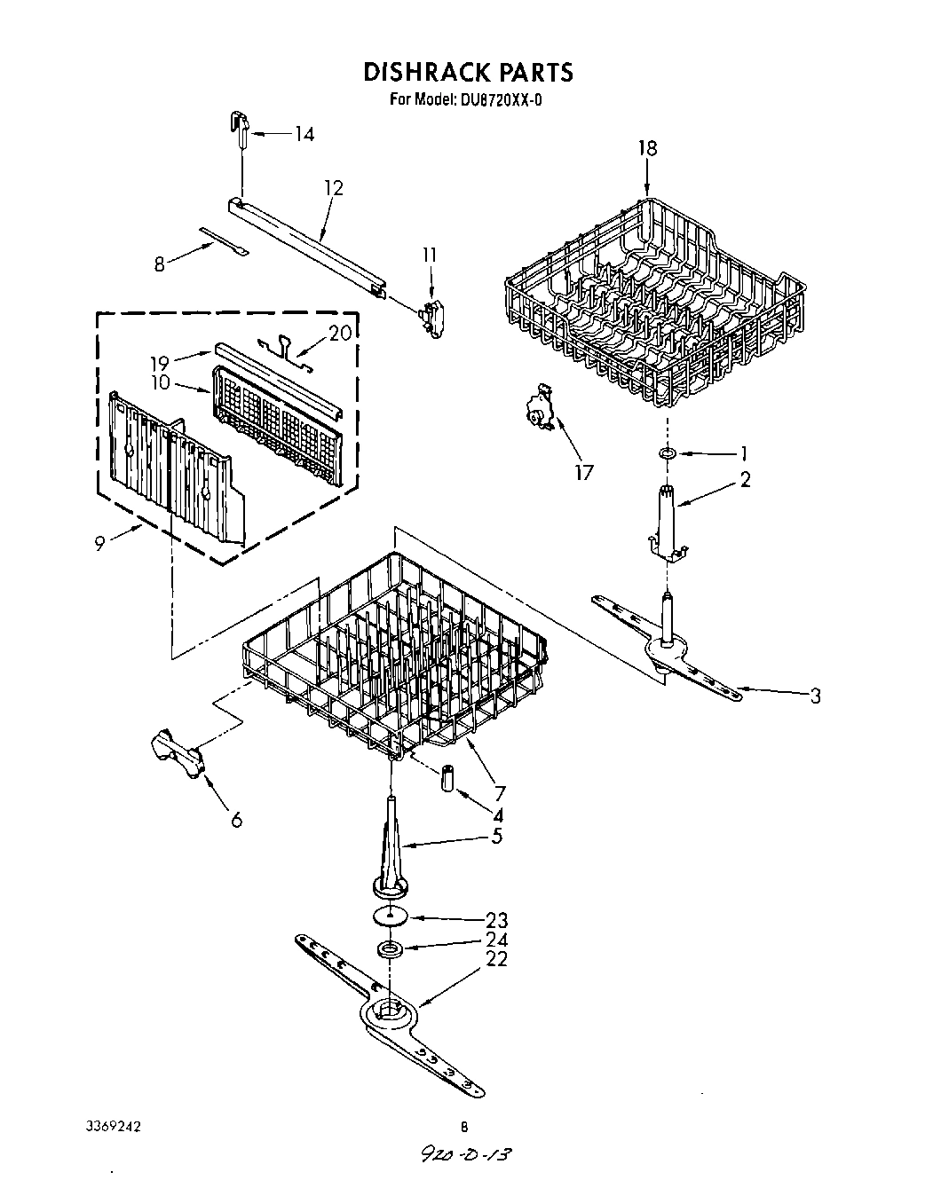 06 - DISHRACK , LIT/OPTIONAL