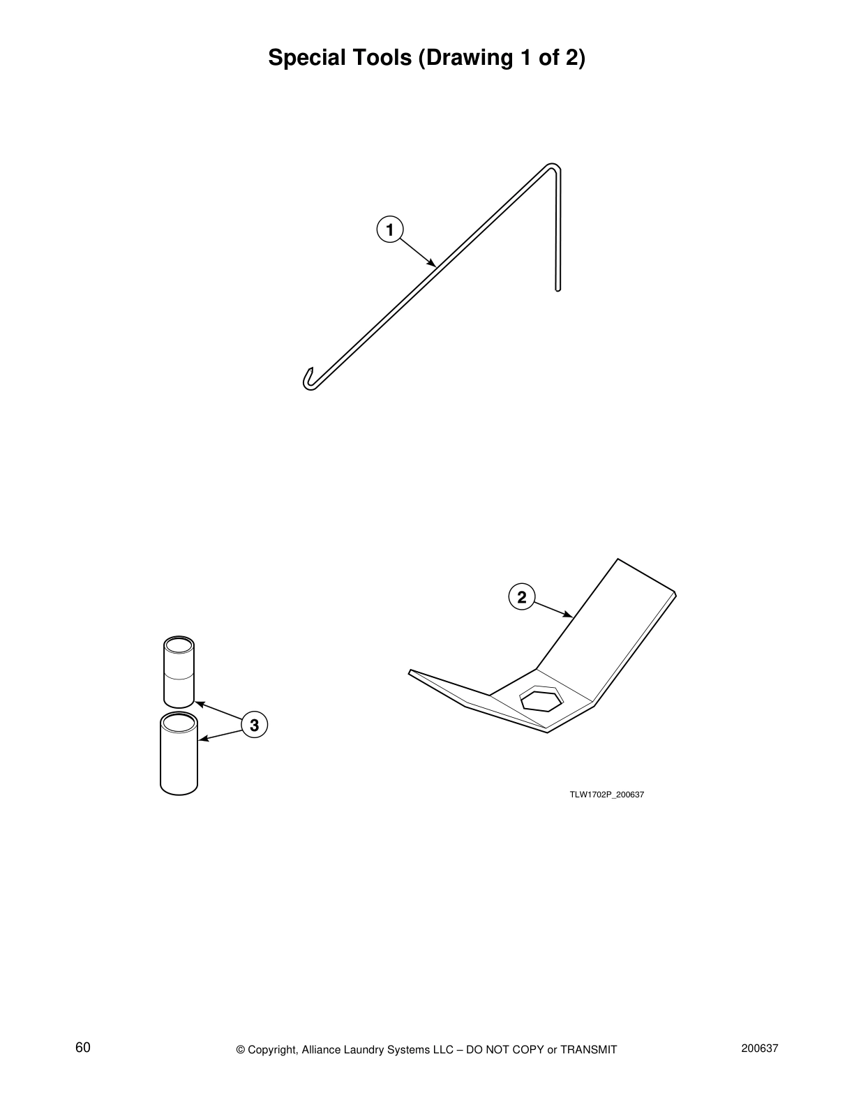Special Tools (Drawing 1 of 2)