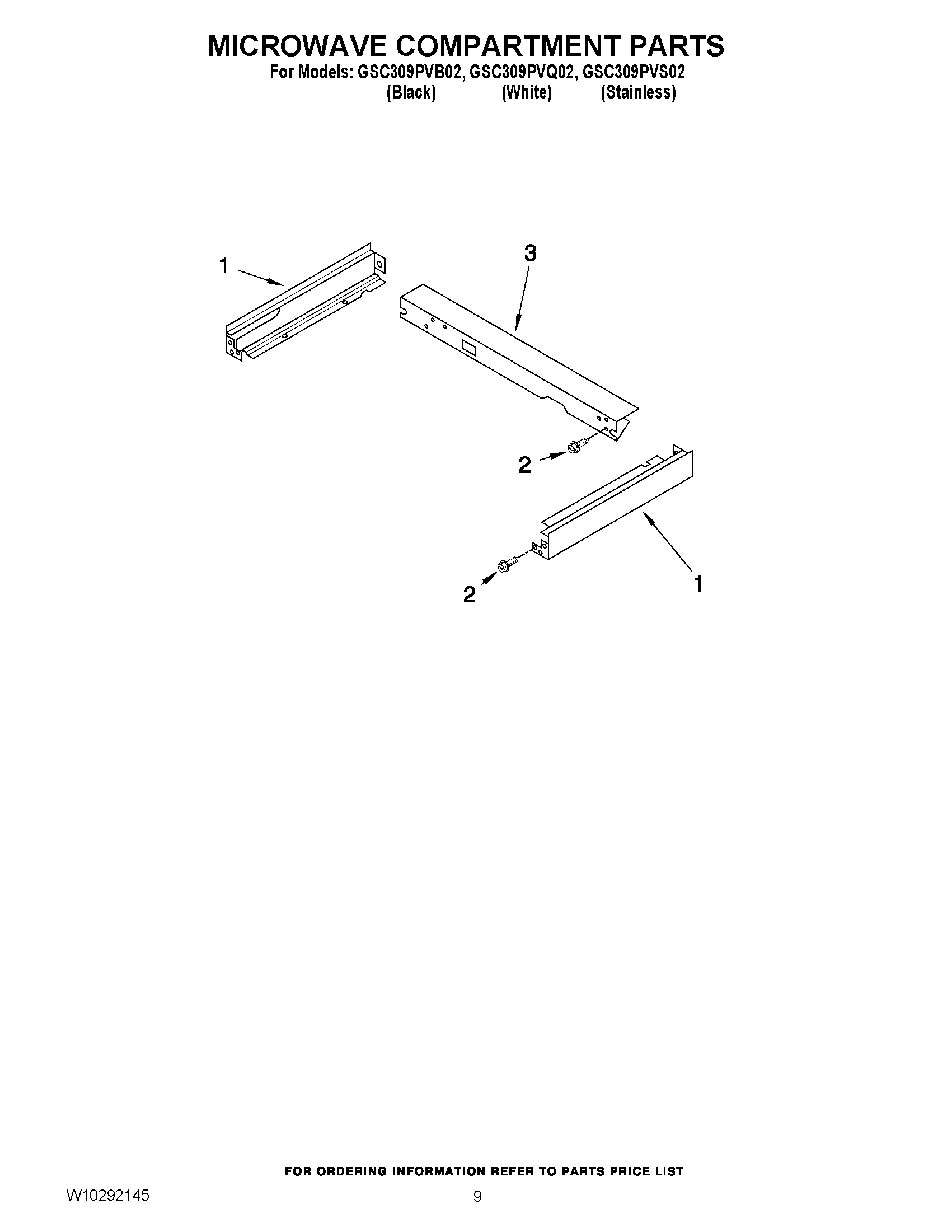 07 - MICROWAVE COMPARTMENT PARTS