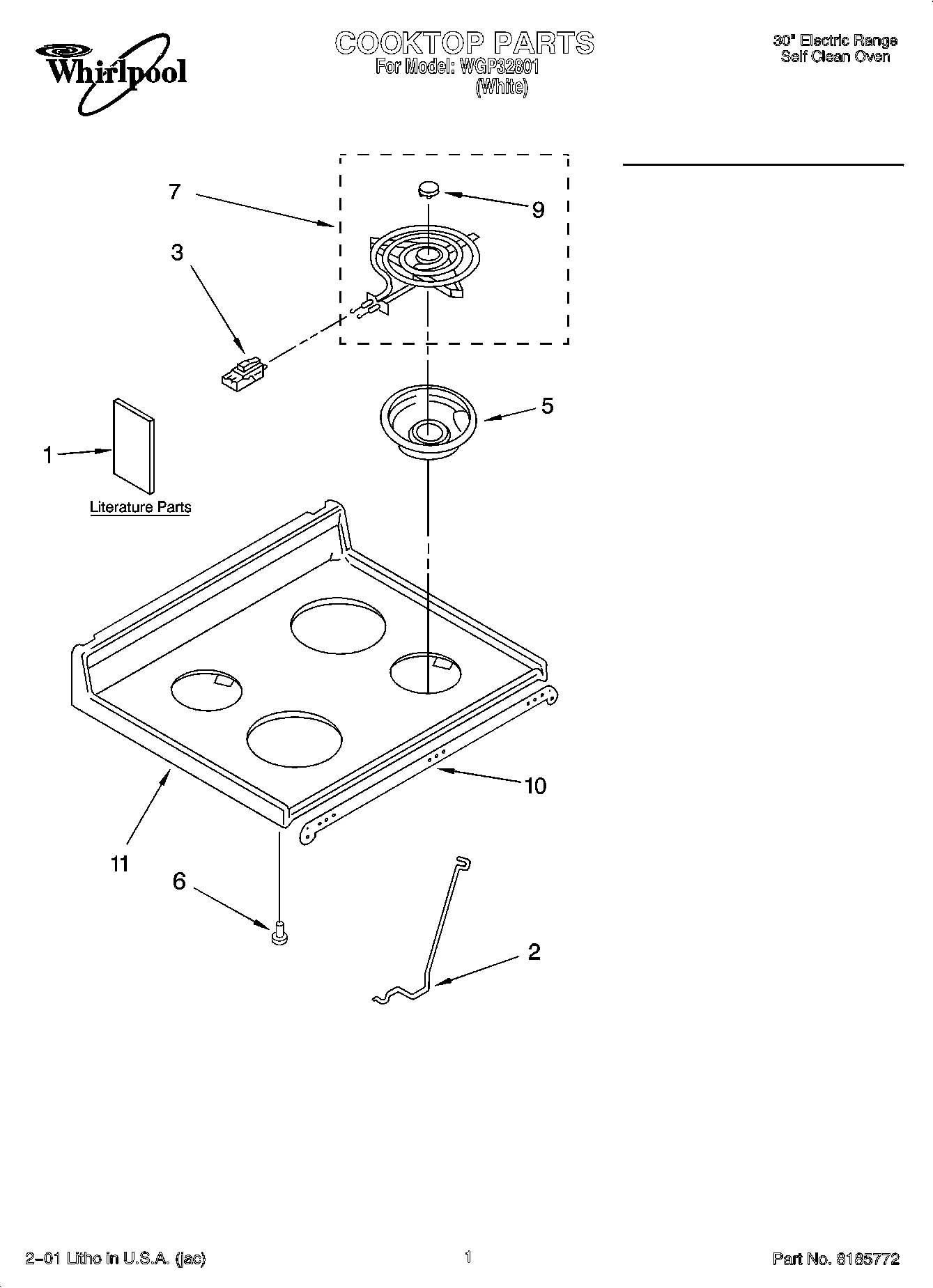 01 - COOKTOP PARTS