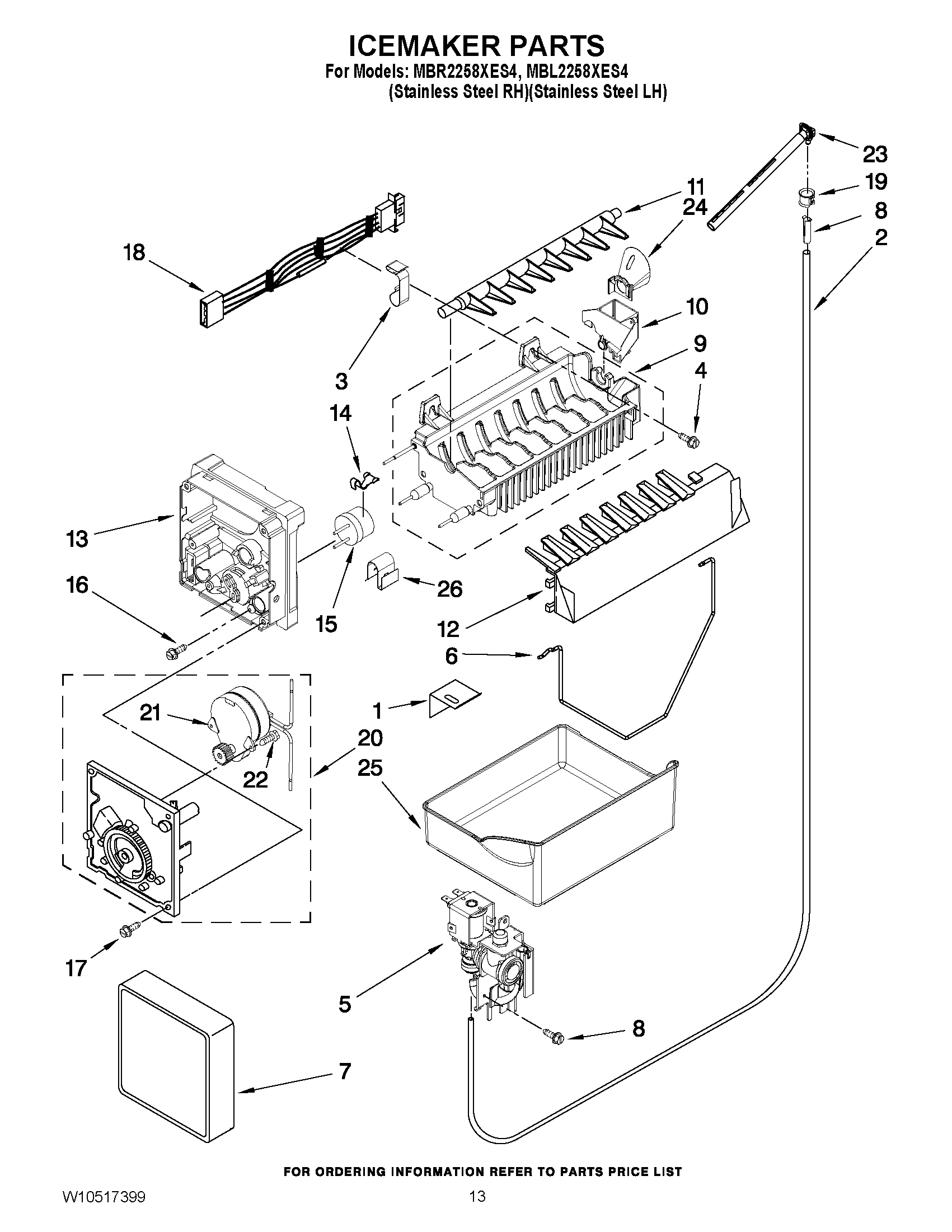 08 - ICEMAKER PARTS