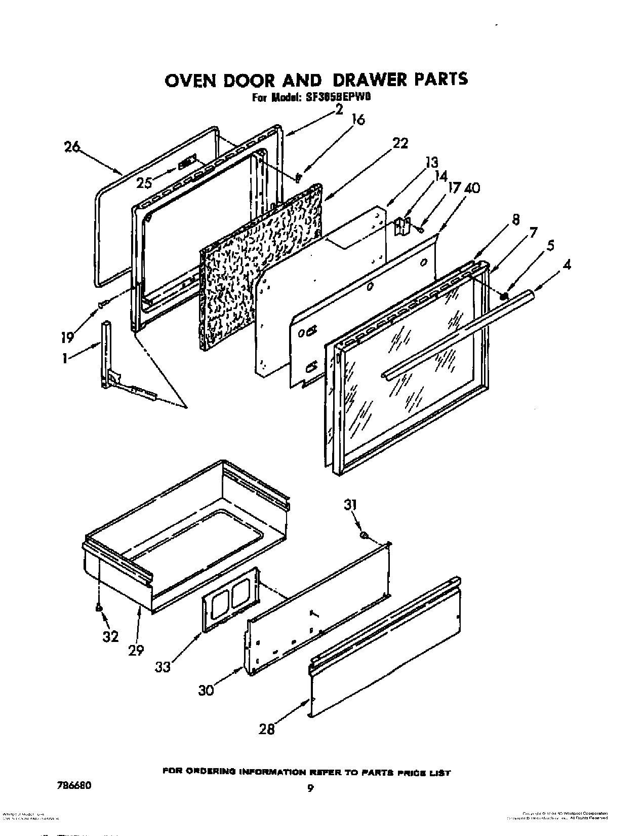 07 - OVEN DOOR AND DRAWER