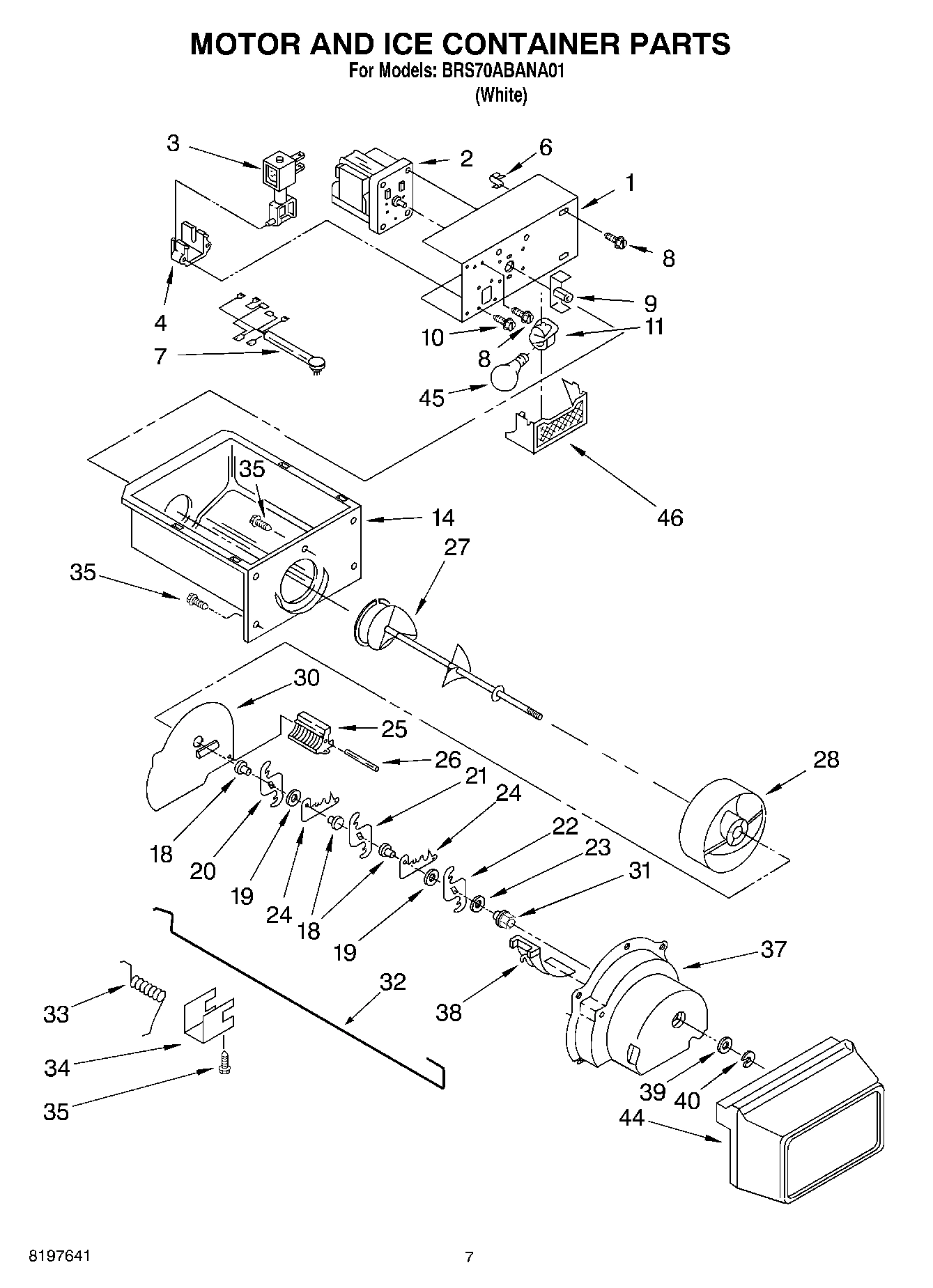 05 - MOTOR AND ICE CONTAINER