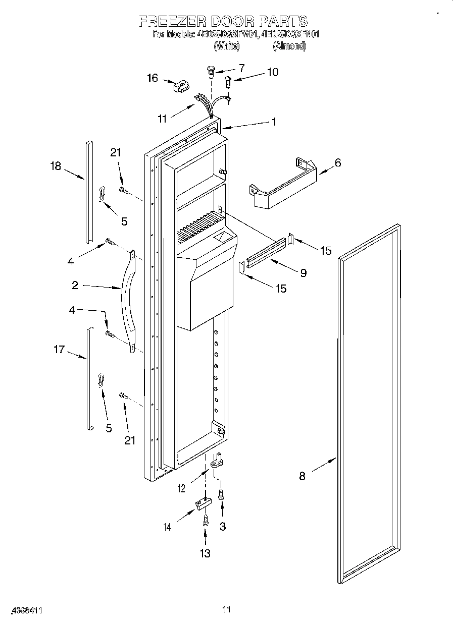 07 - FREEZER DOOR