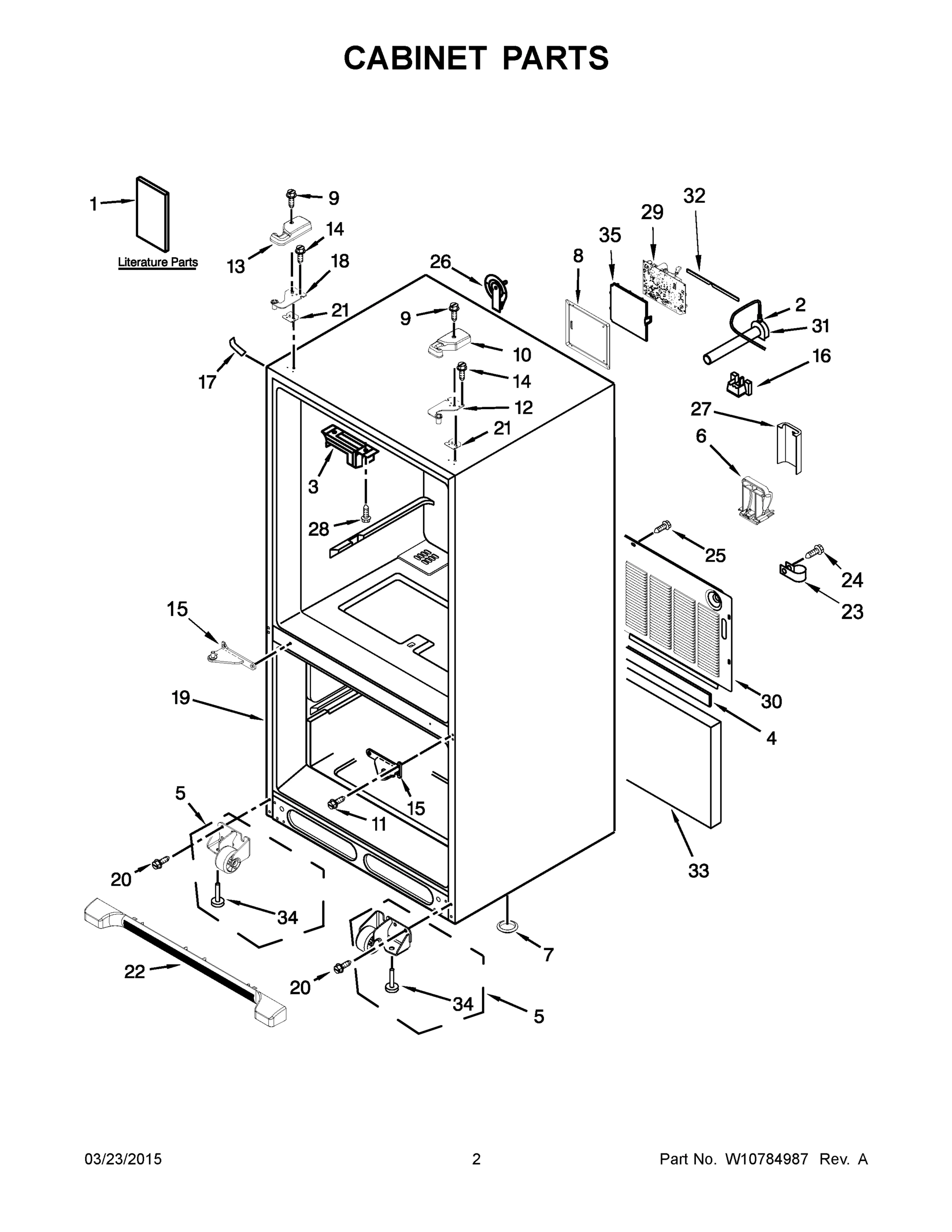 02 - CABINET PARTS