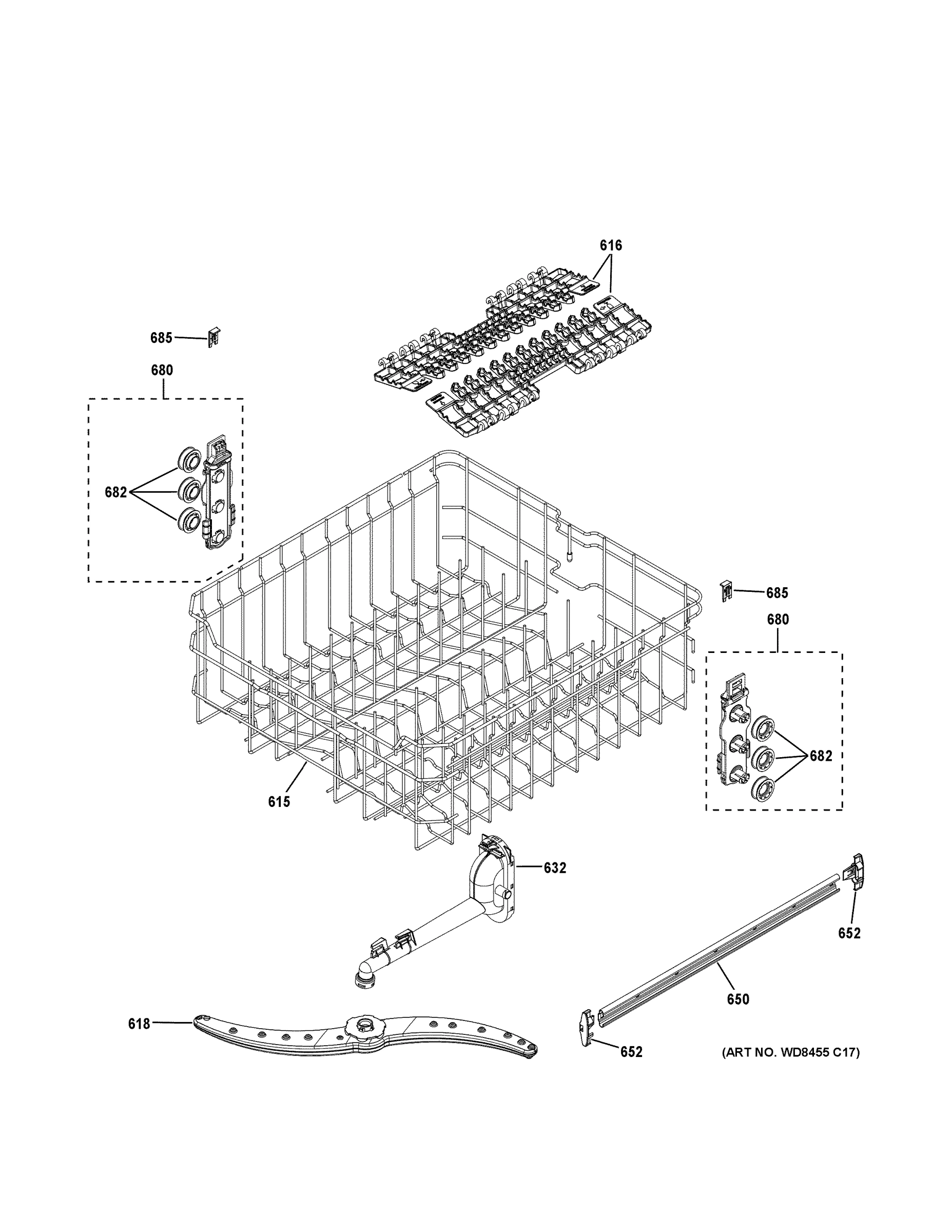 UPPER RACK ASSEMBLY