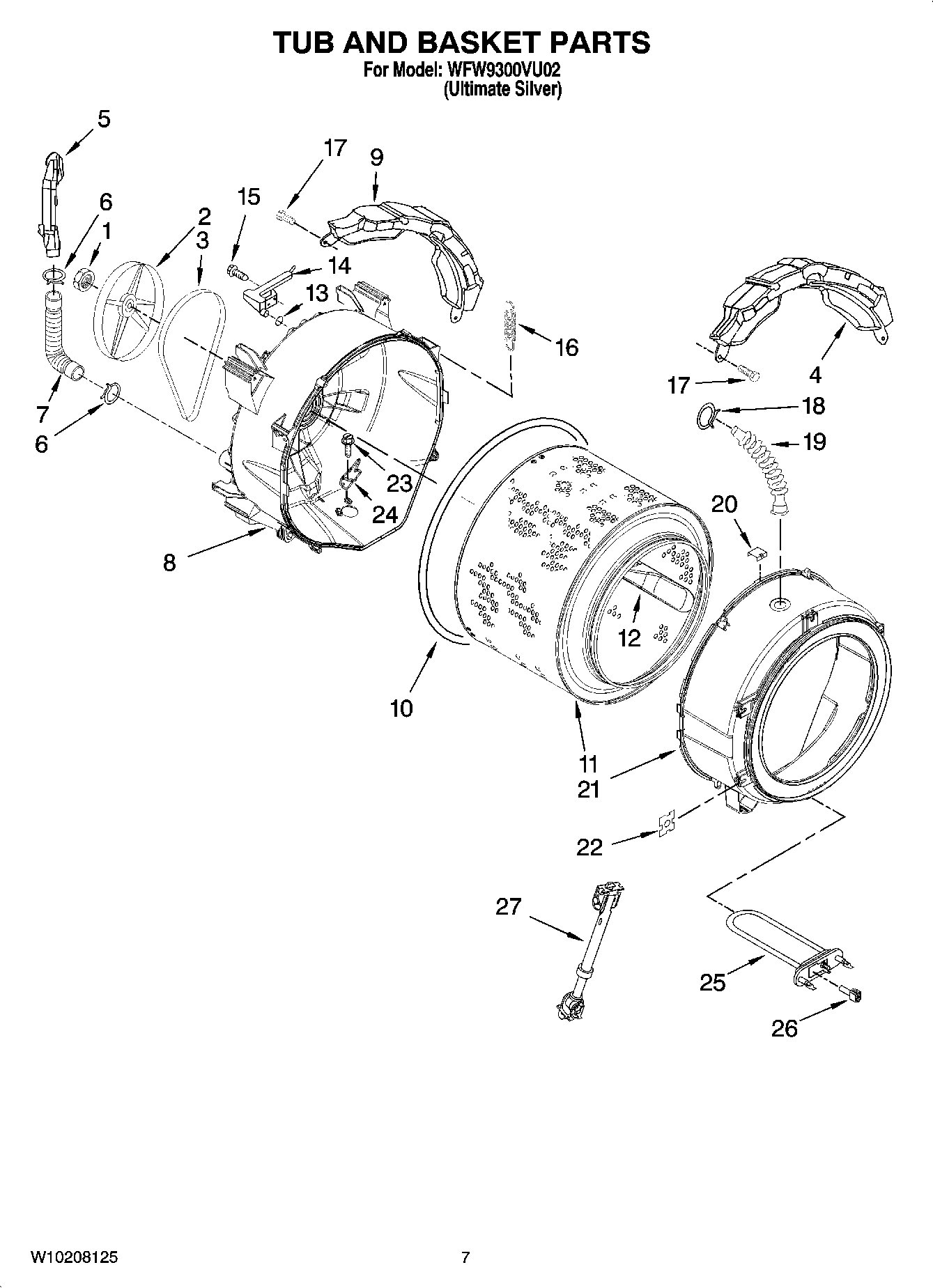 05 - TUB AND BASKET PARTS