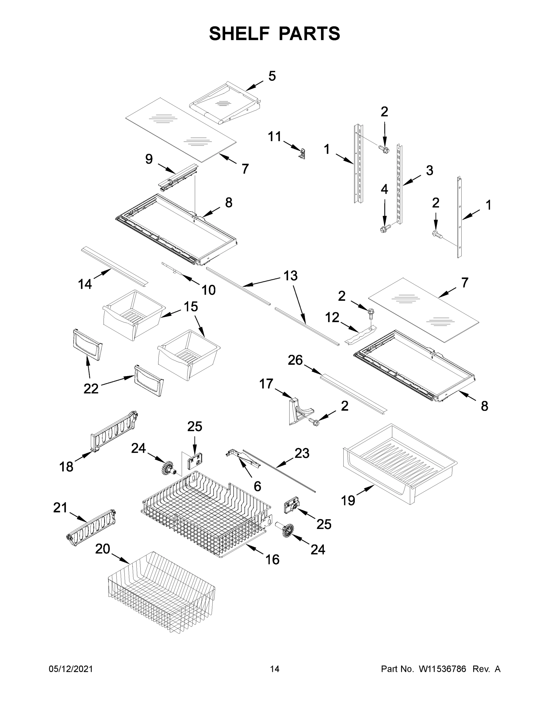 08 - SHELF PARTS