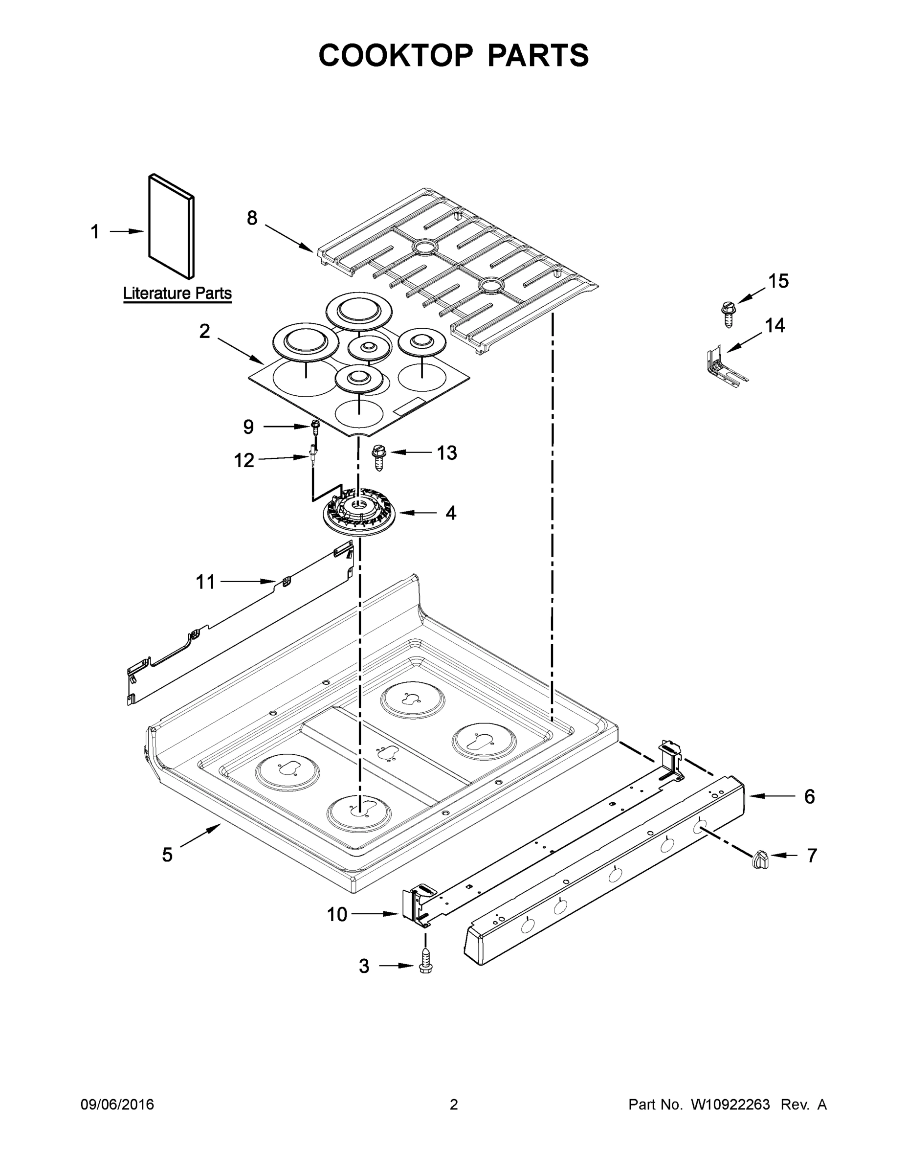 02 - COOKTOP PARTS