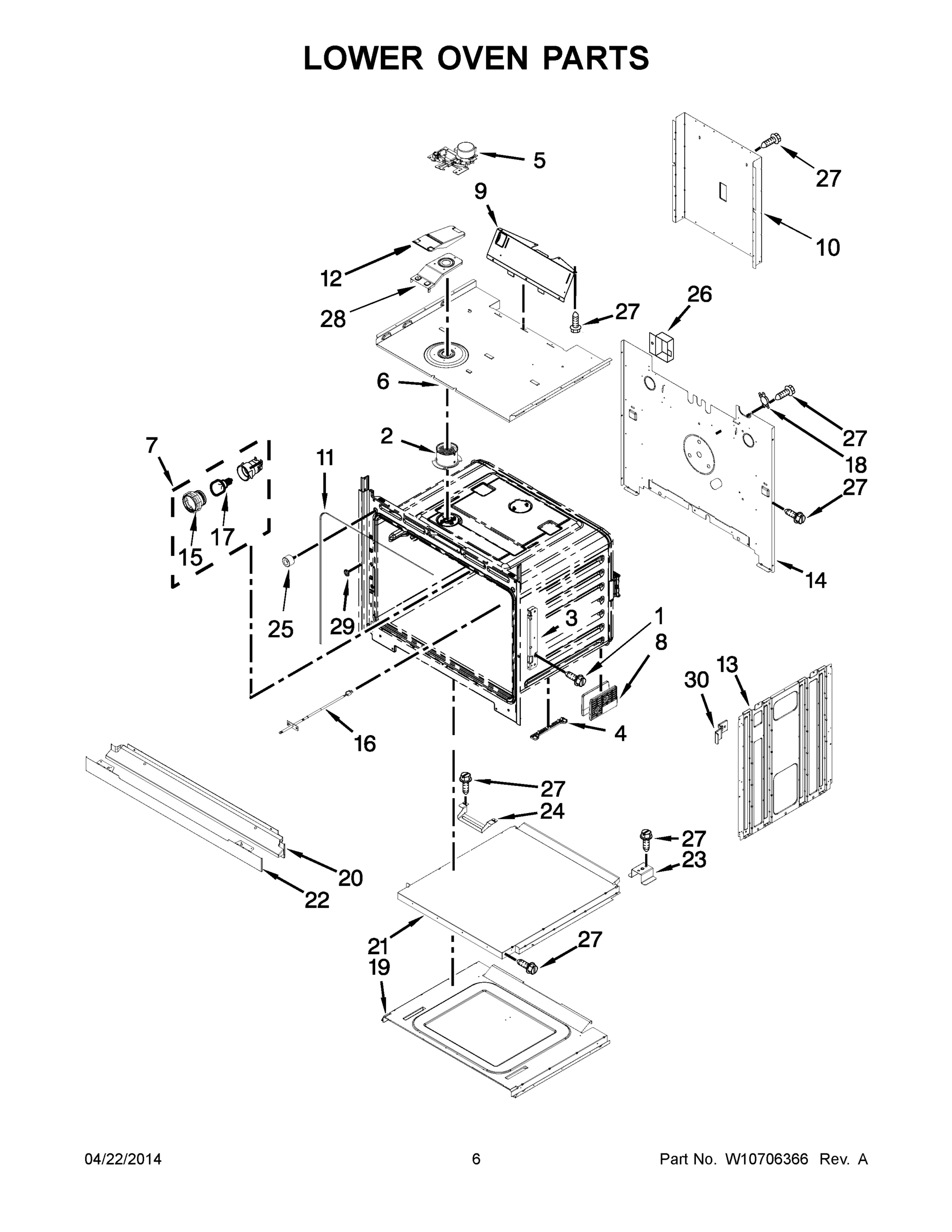 04 - LOWER OVEN PARTS
