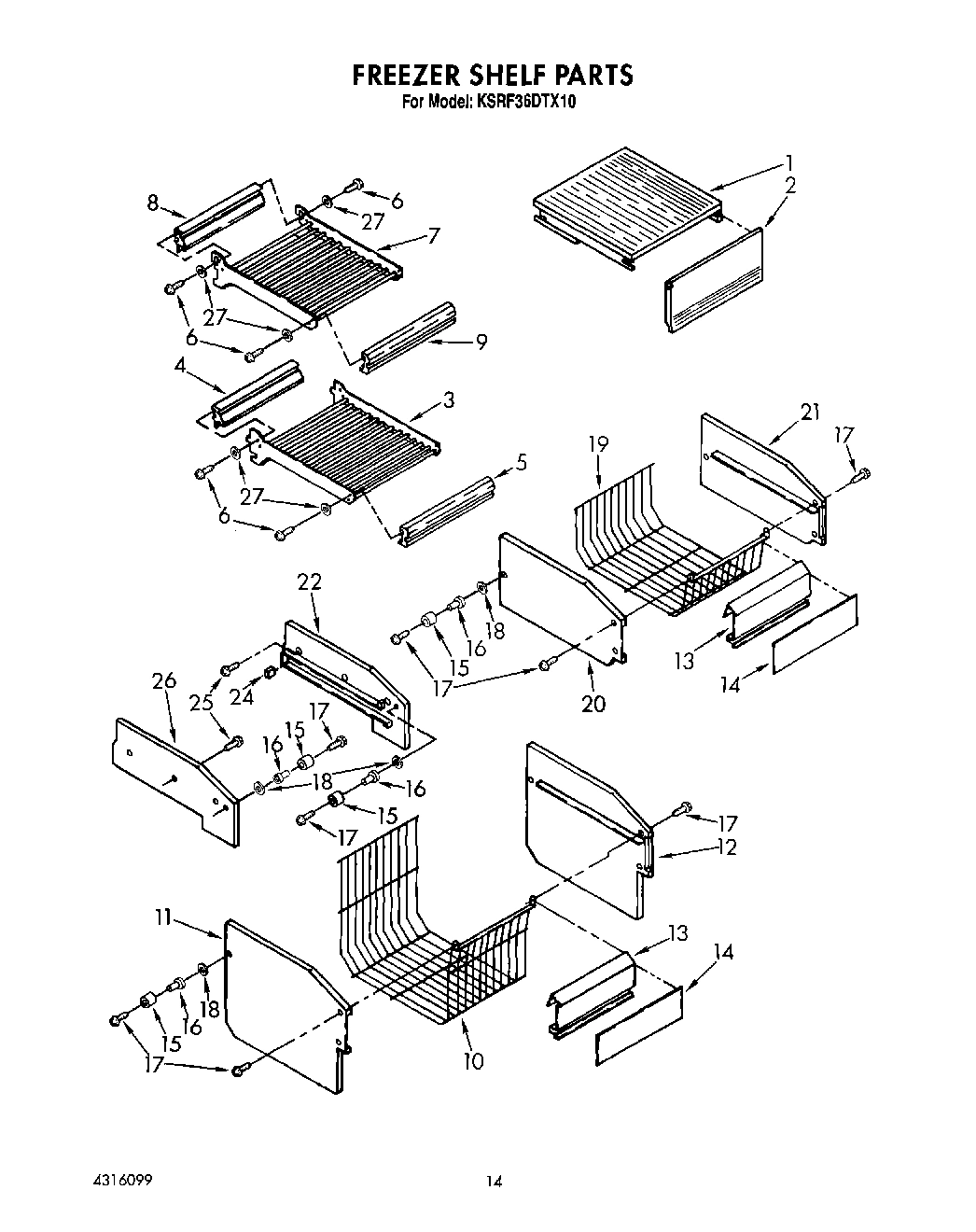 09 - FREEZER SHELF