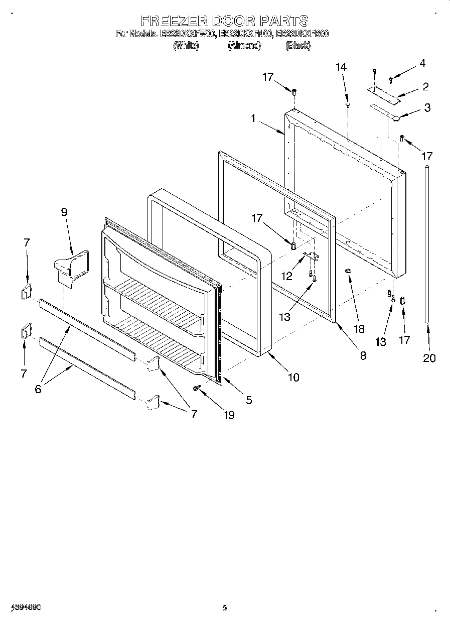 03 - FREEZER DOOR