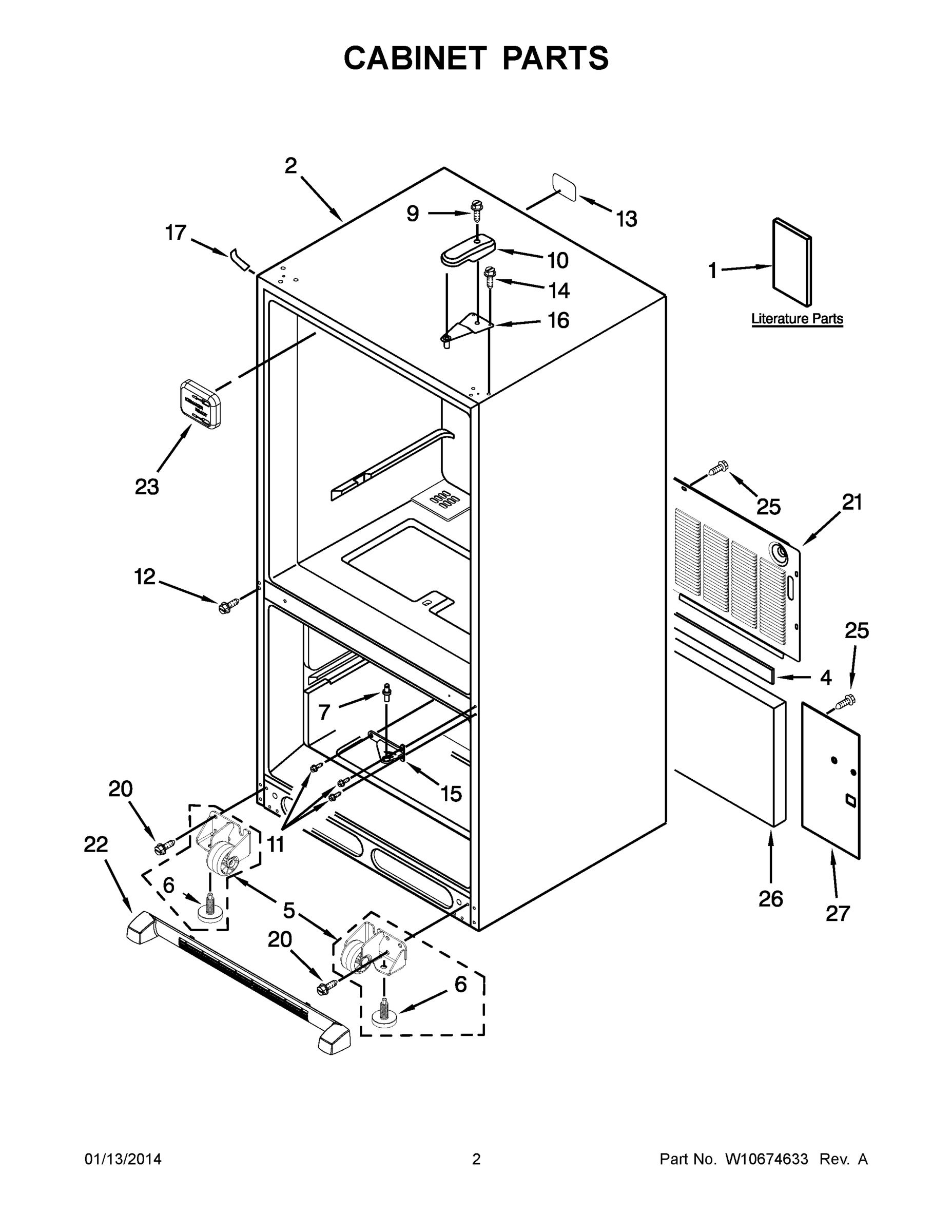 02 - CABINET PARTS