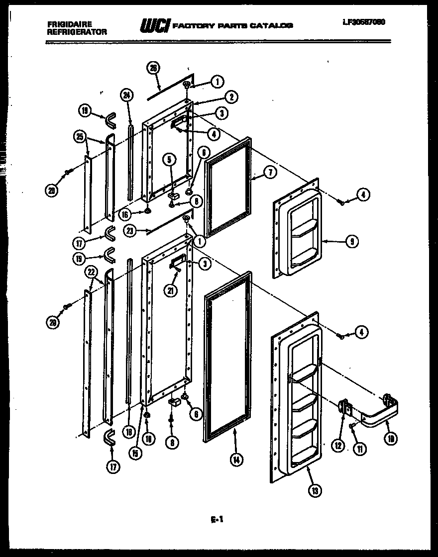 04 - FREEZER DOOR PARTS