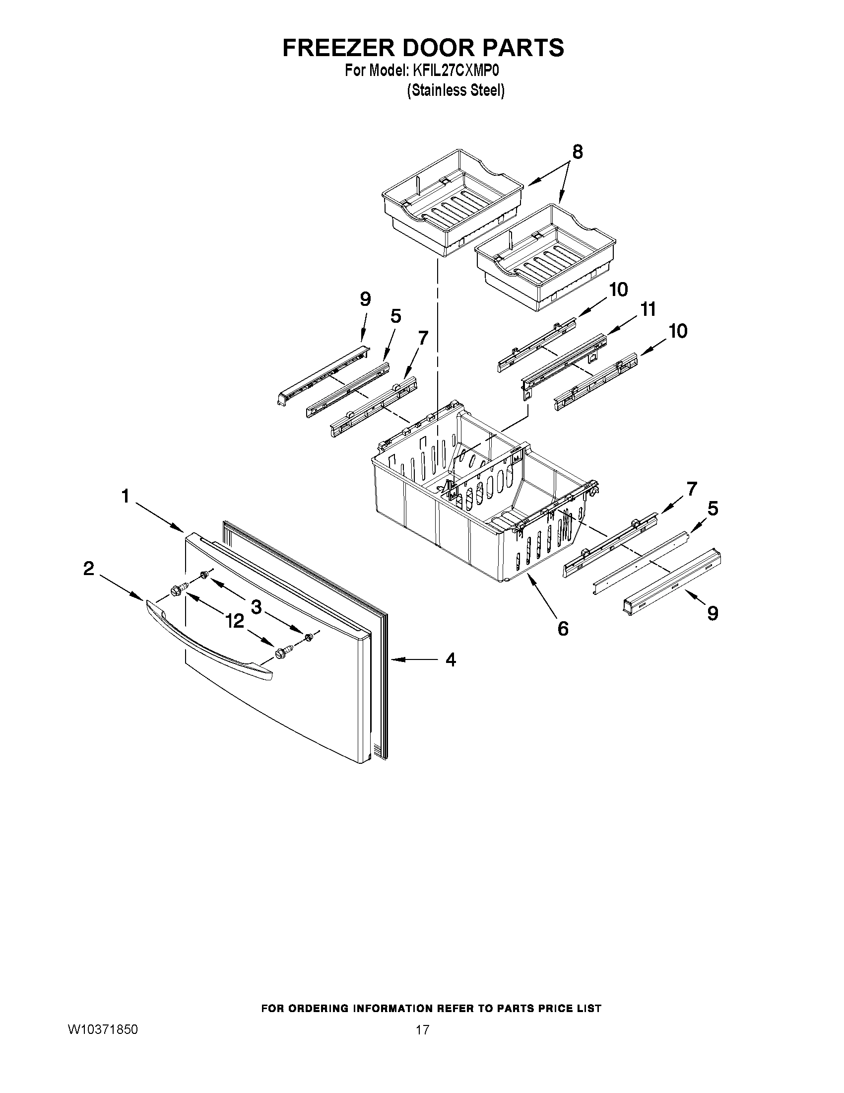 09 - FREEZER DOOR PARTS