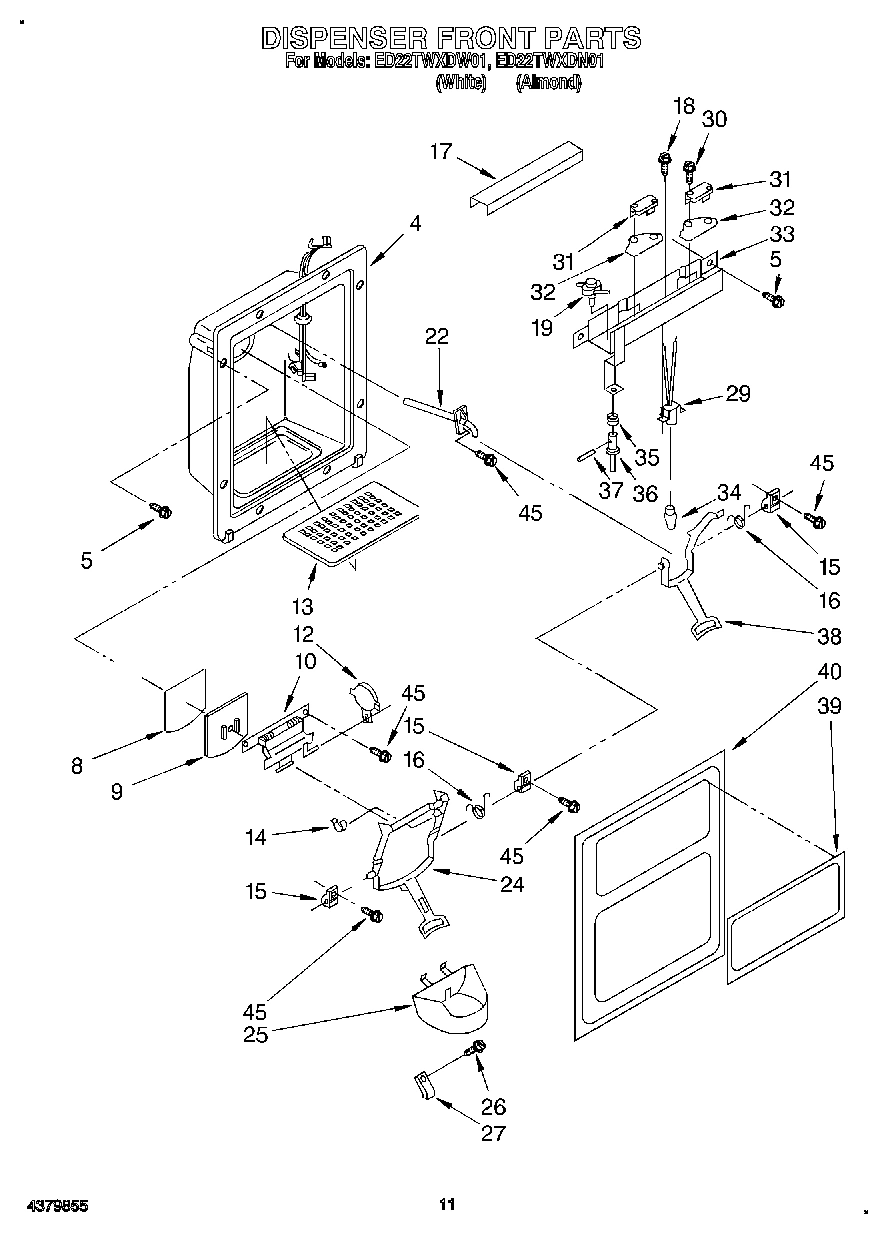 08 - DISPENSER FRONT